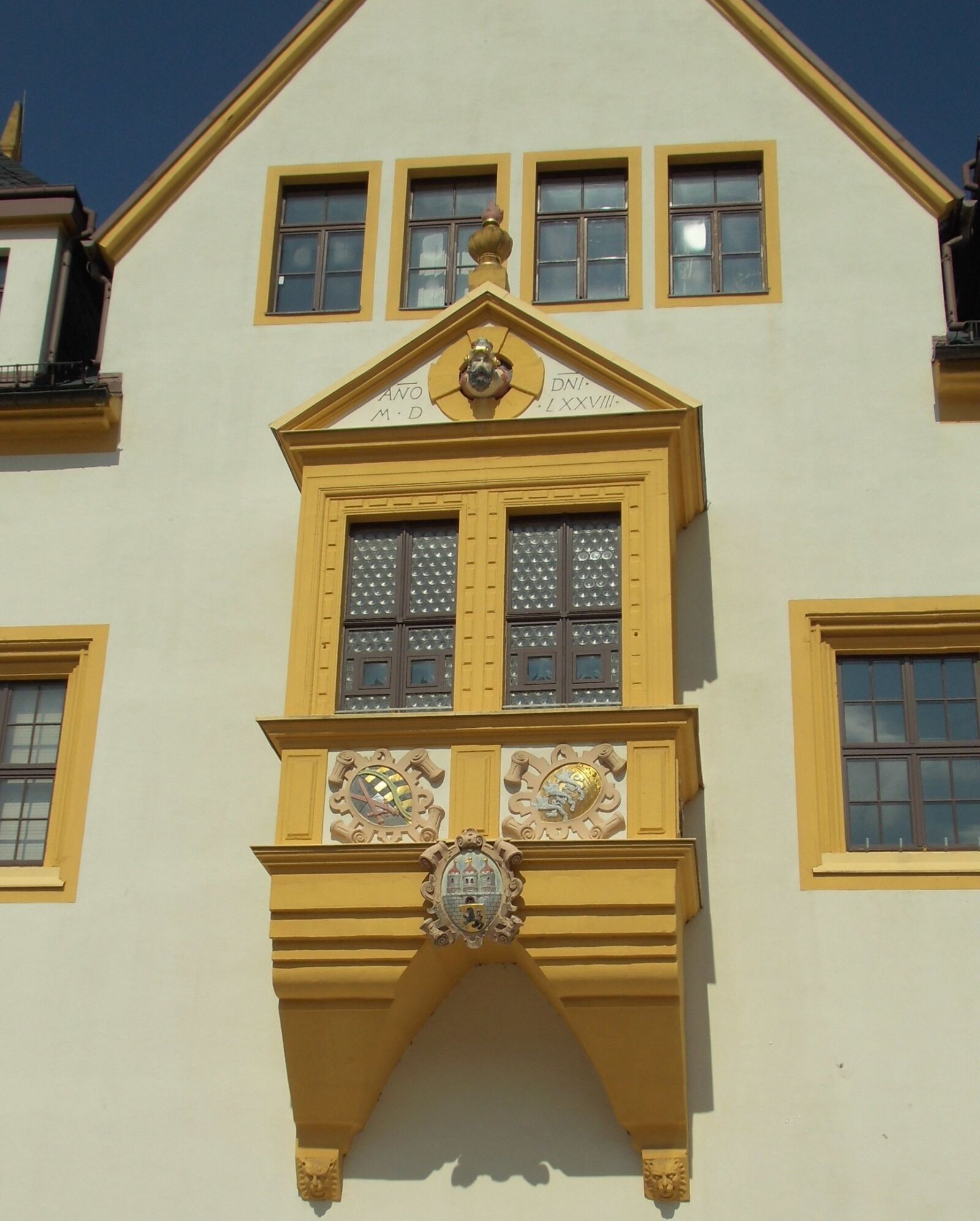 MEDION MD86824 sample photo. Freiberg, mountain town, town photography