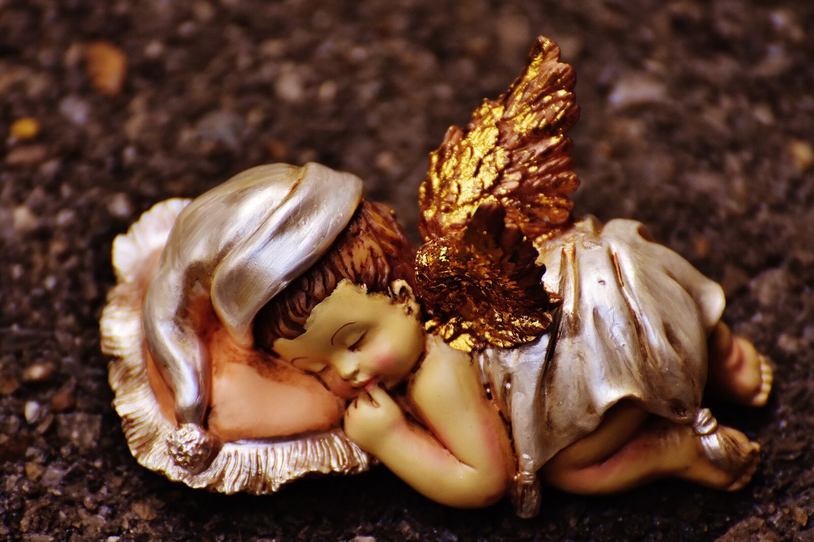 Nikon D7200 sample photo. Schutzengelchen, angel, figure photography