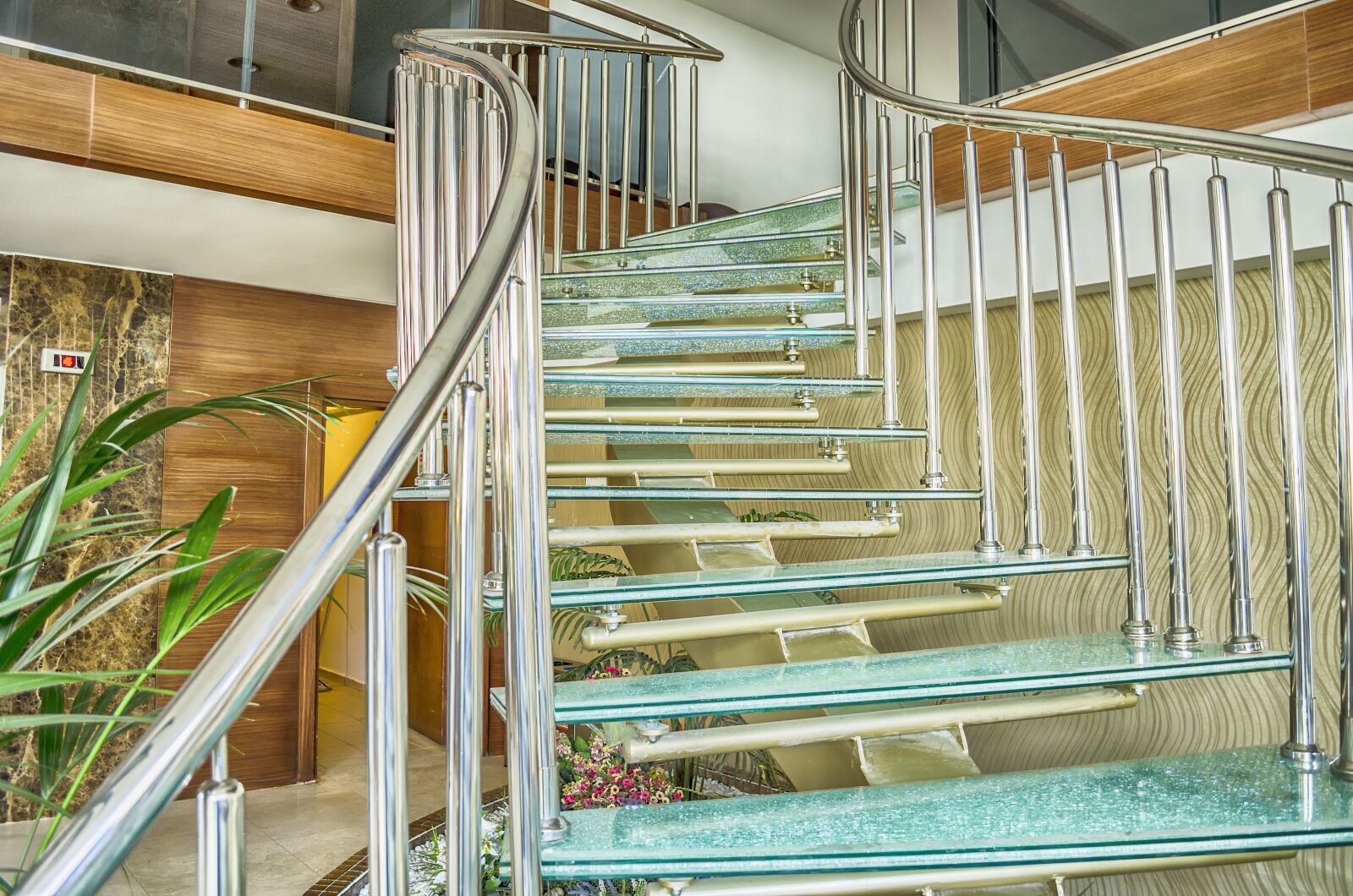 Nikon D5100 sample photo. Glass stairs, ramp, limit photography