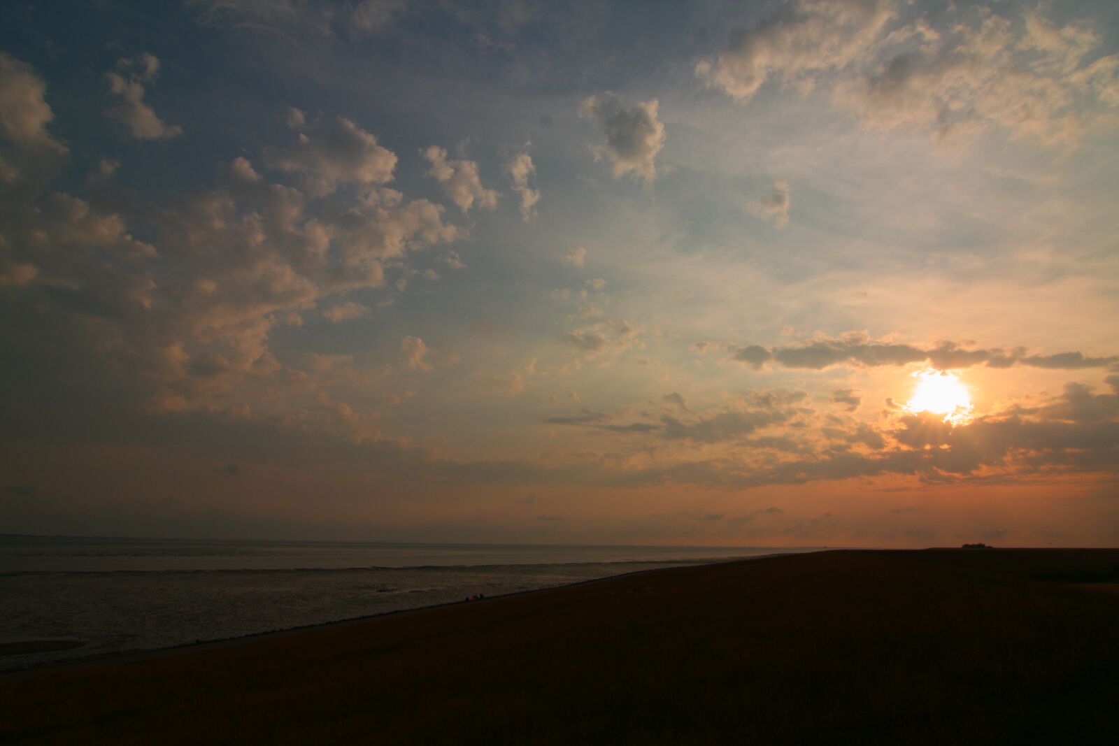 Canon EOS 450D (EOS Rebel XSi / EOS Kiss X2) sample photo. Sun, sea, sunset photography