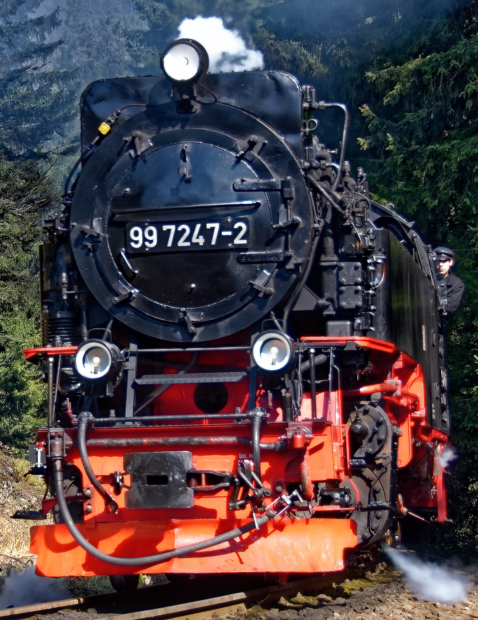 Nikon D7000 sample photo. Steam locomotive, narrow gauge photography