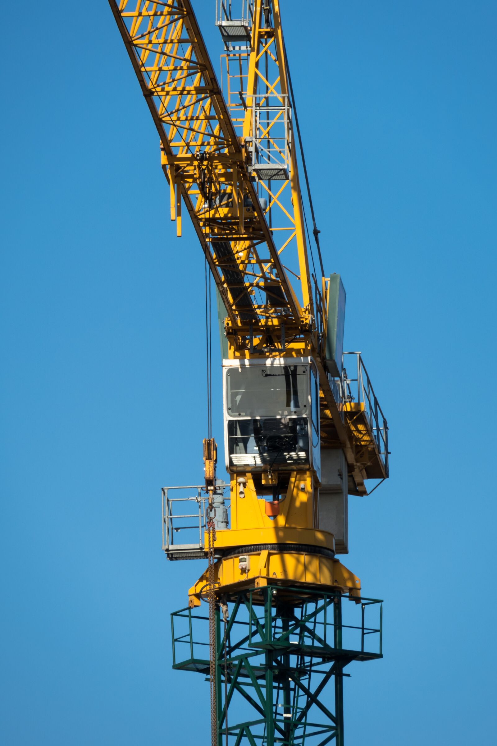 Canon PowerShot G3 X sample photo. Crane, baukran, crane cab photography