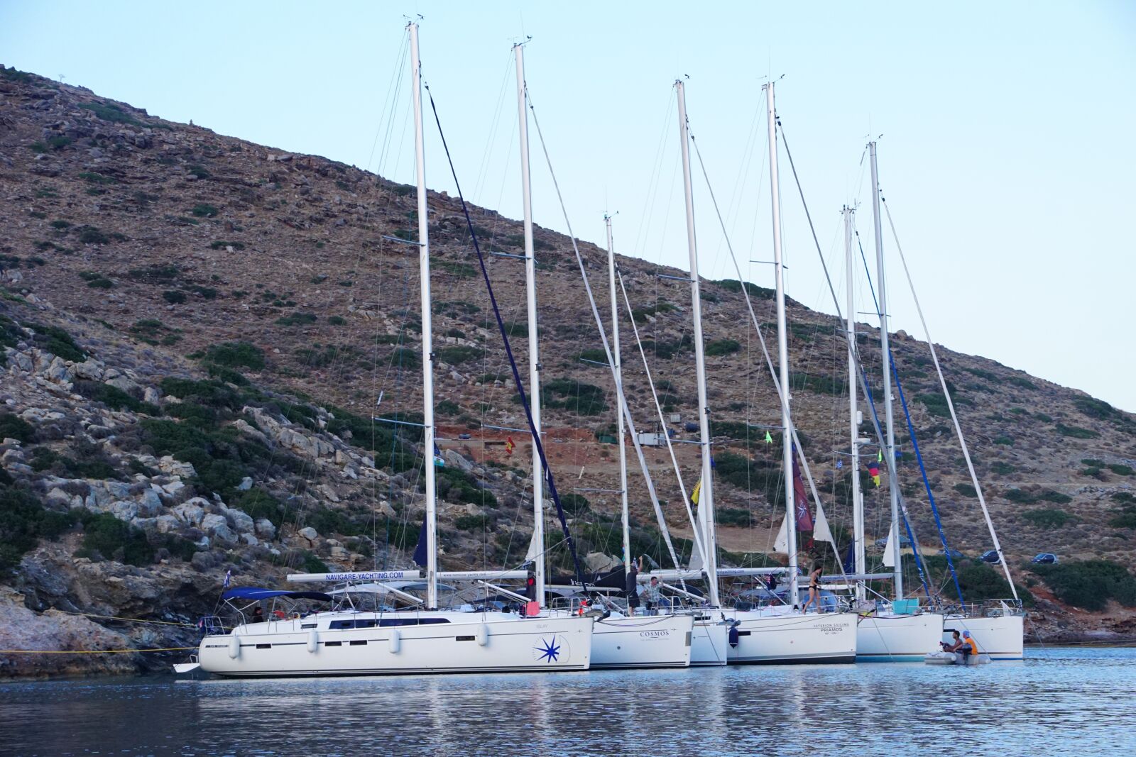 Sony DT 18-135mm F3.5-5.6 SAM sample photo. Fleet, sail, greece photography