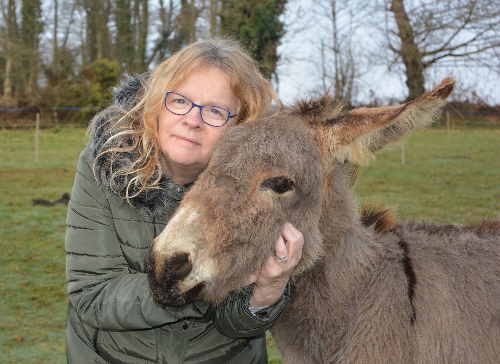Nikon D5200 sample photo. Donkey, woman, portrait photography