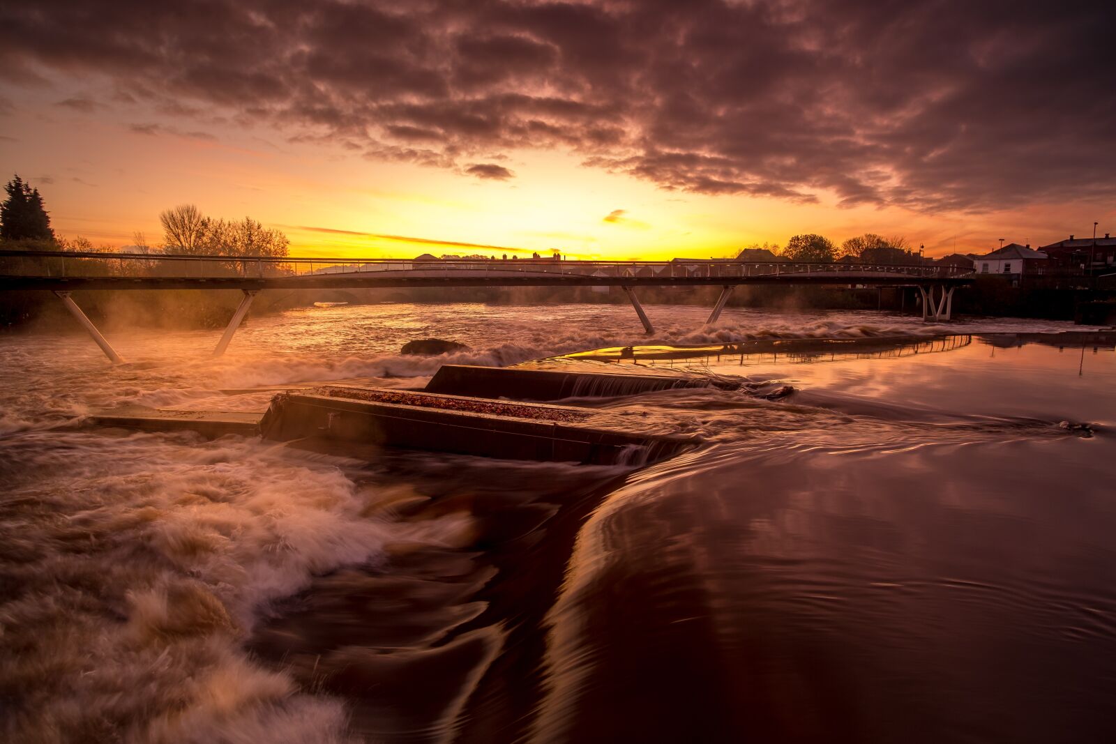 Fujifilm X-T2 sample photo. Millenium bridge, castleford, yorkshire photography