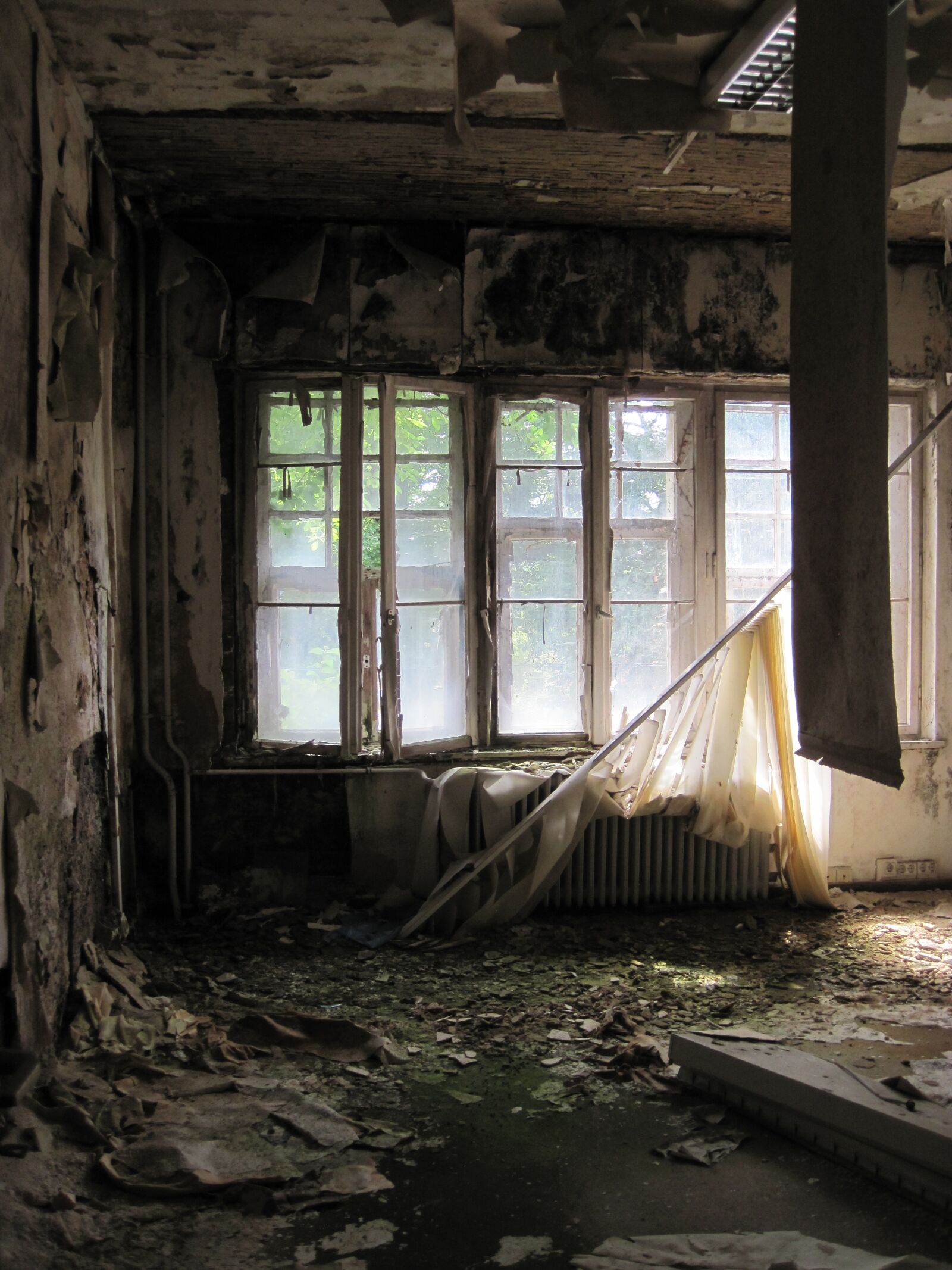 Canon PowerShot D10 sample photo. Room, window, old photography