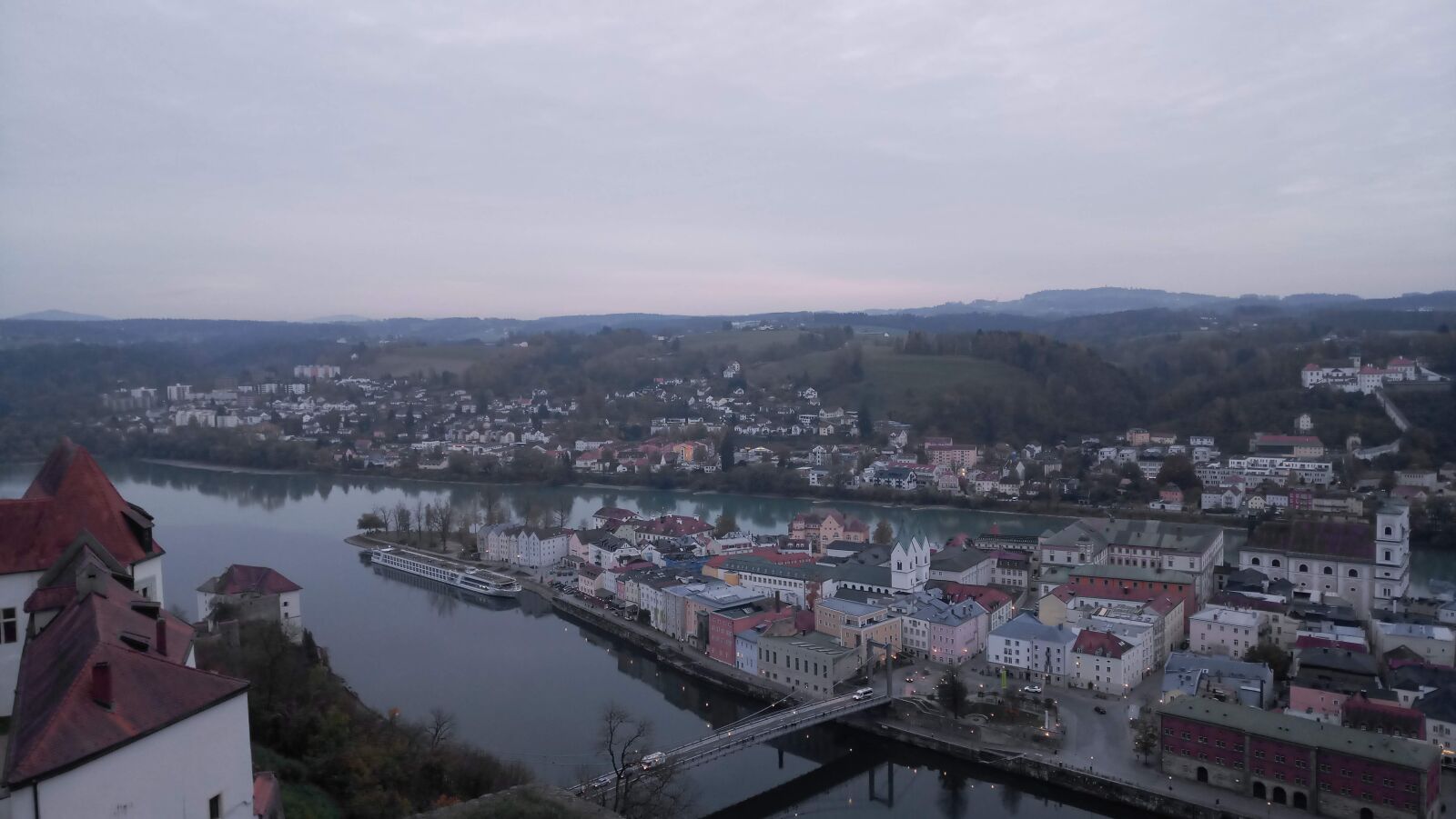 SHIFT 6M sample photo. Passau, skyline, river photography