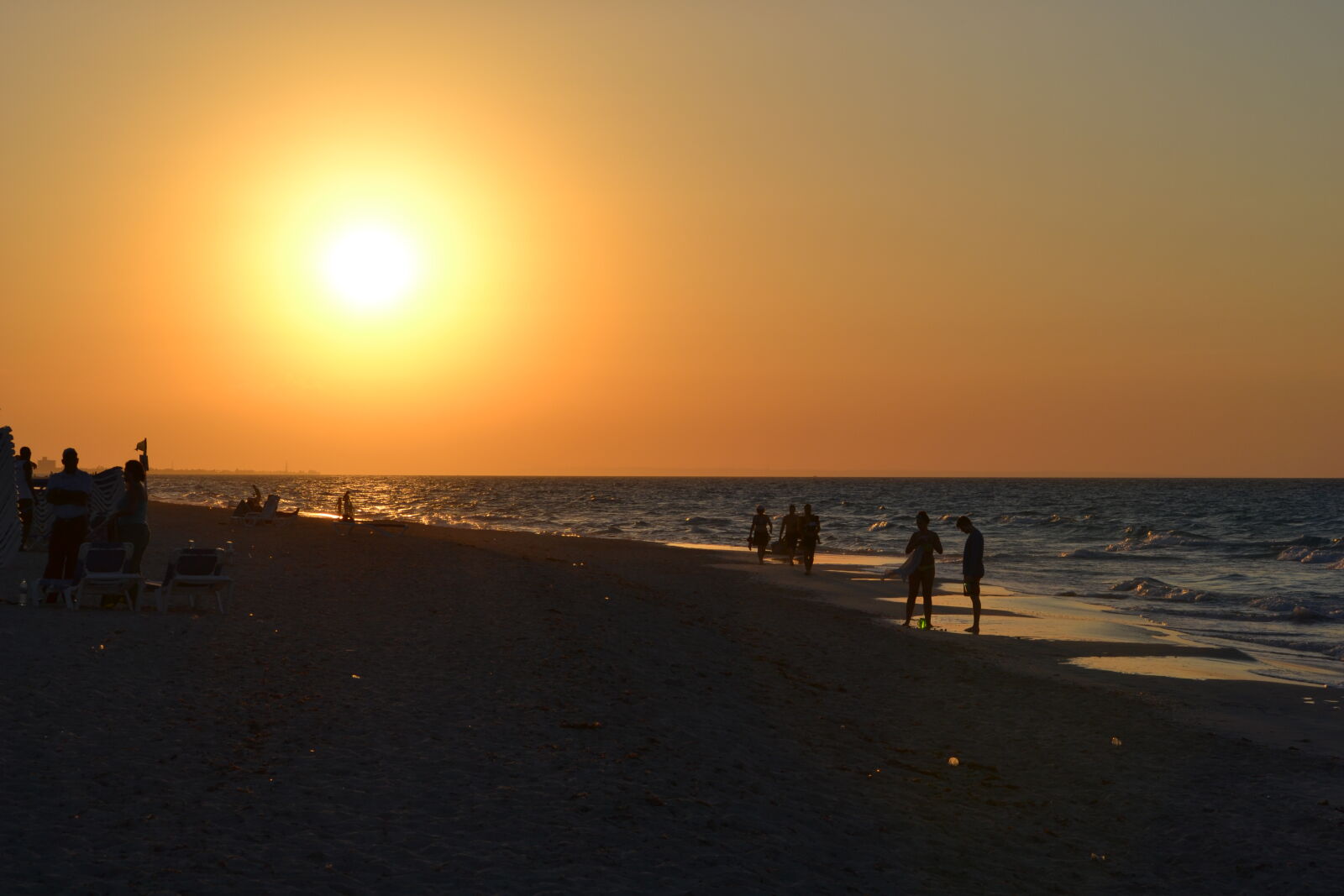 Nikon D3100 sample photo. Sunset, beach, ocean, sea photography