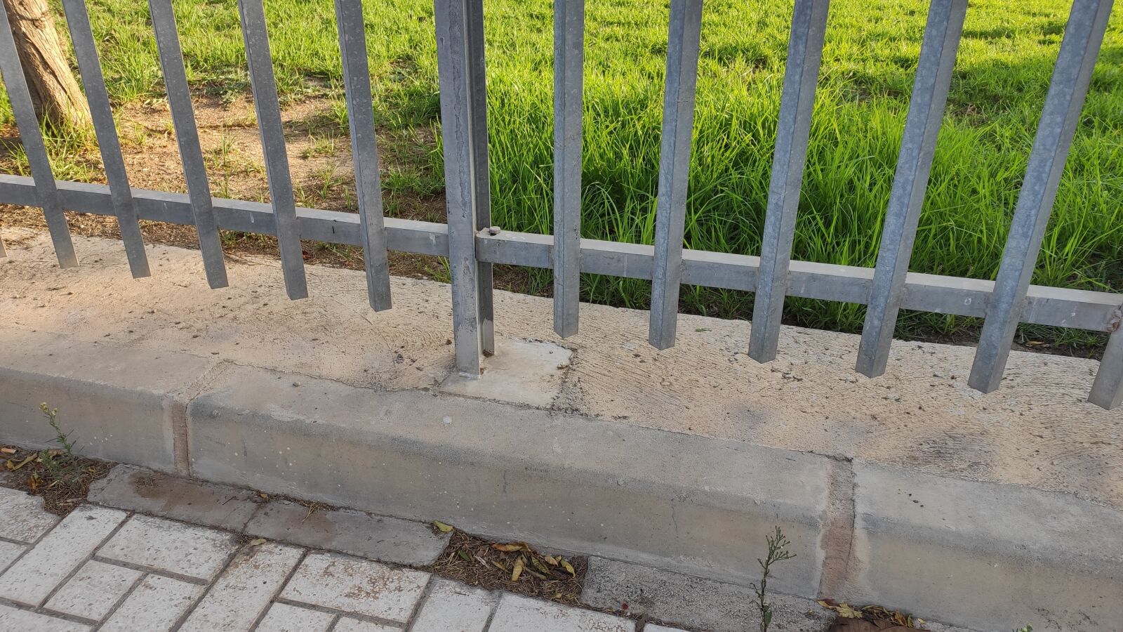 Xiaomi Mi 9 Lite sample photo. Park, fence, lawn photography