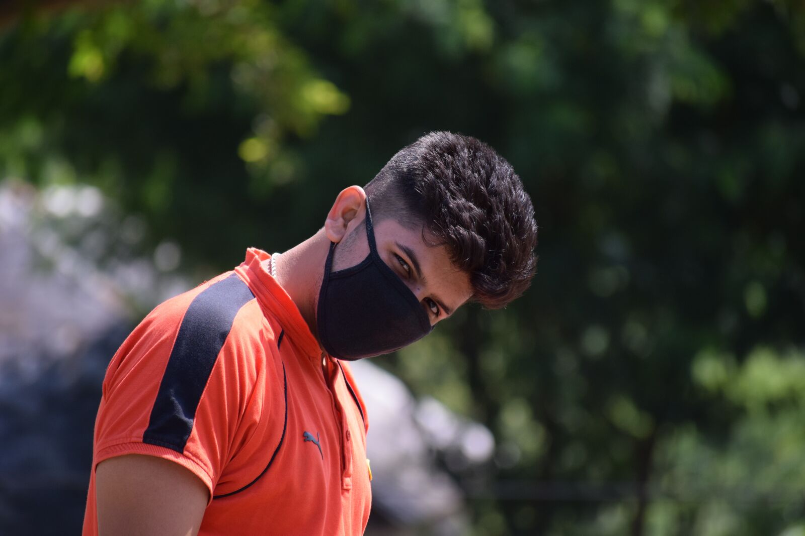 Nikon D3300 sample photo. Covid-19, mask, coronavirus photography