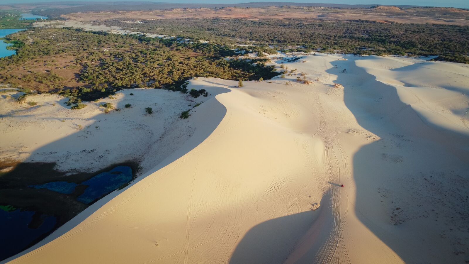 DJI FC7203 sample photo. Lake, sand, vietnam country photography