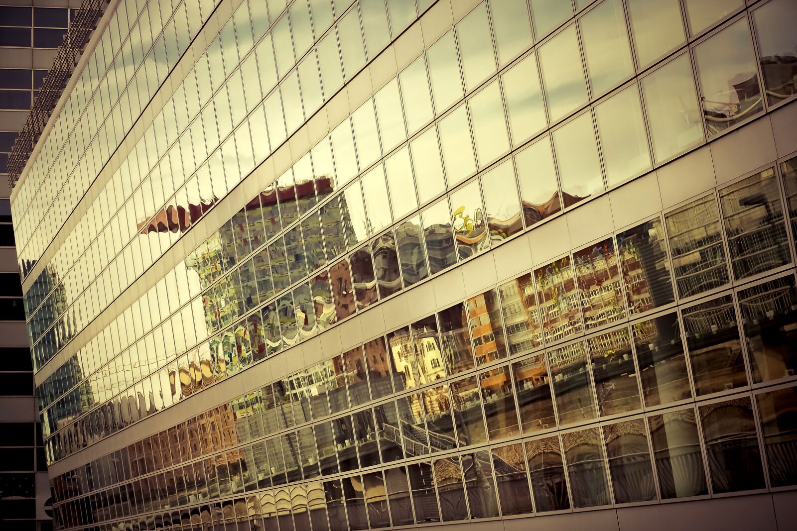 Olympus OM-D E-M10 sample photo. Architecture, glass, building photography