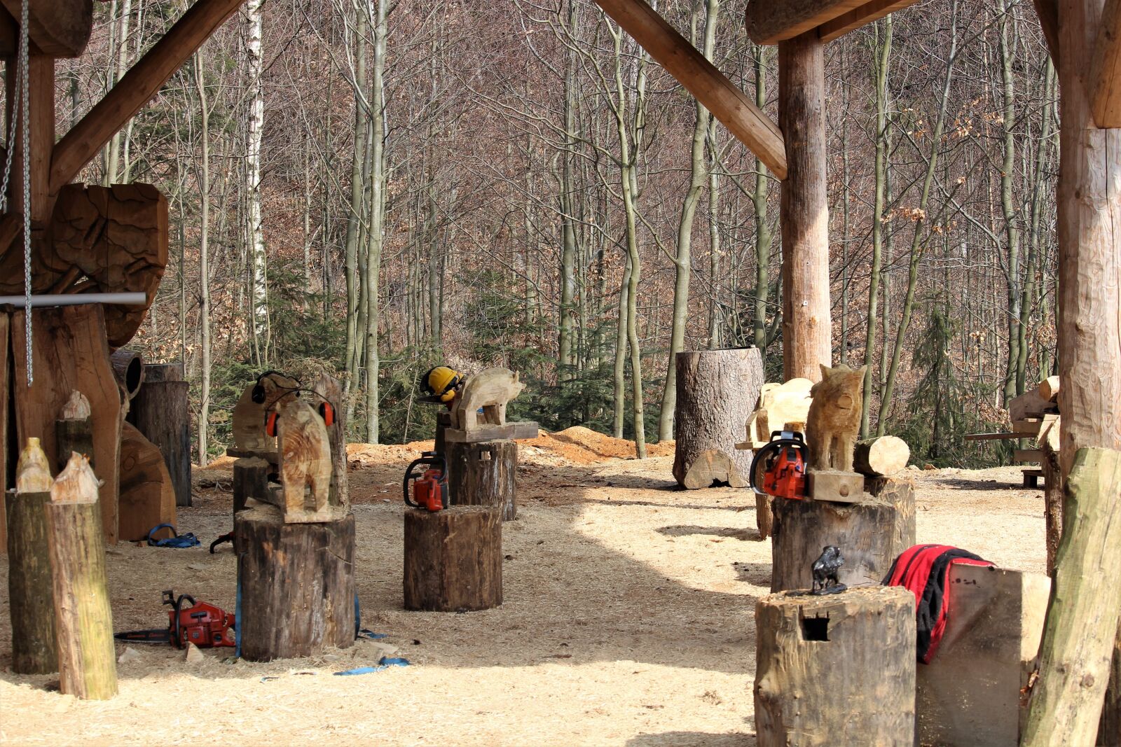 Canon EF-S 55-250mm F4-5.6 IS STM sample photo. Wood, building, woods photography