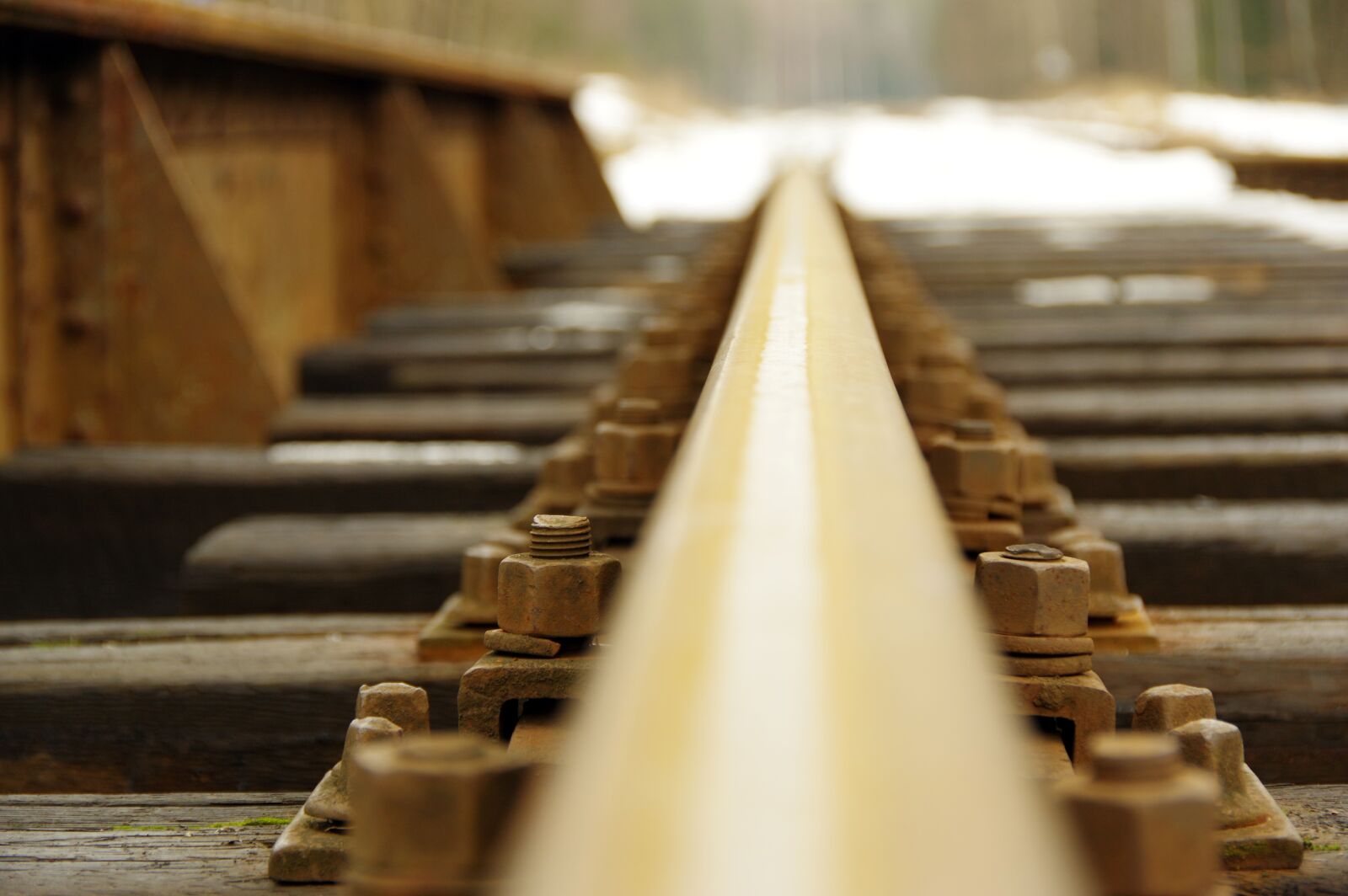 Pentax K-3 II sample photo. Rails, screw, flyover photography