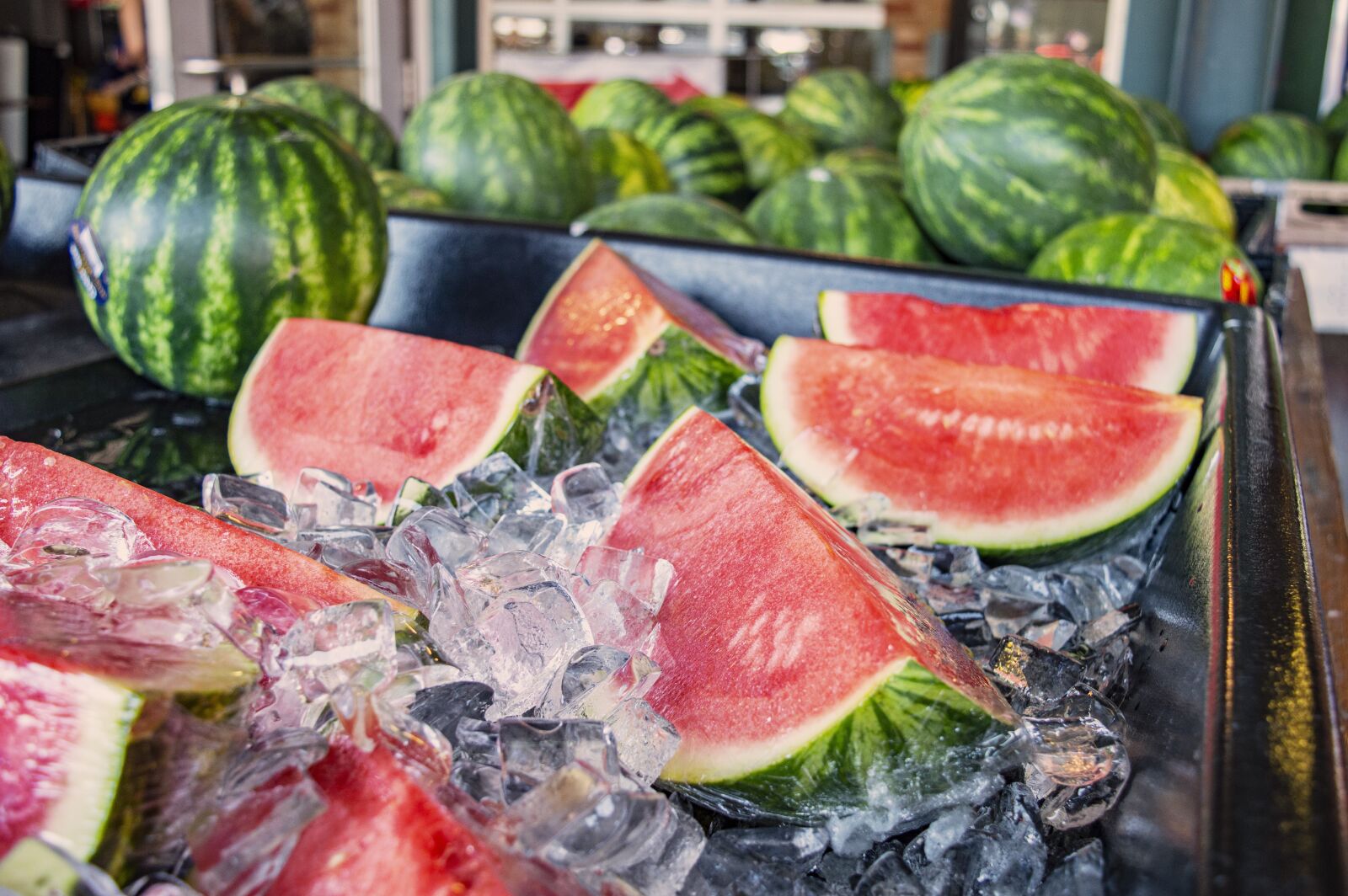 Nikon D3200 sample photo. Watermelon, summer, iced photography