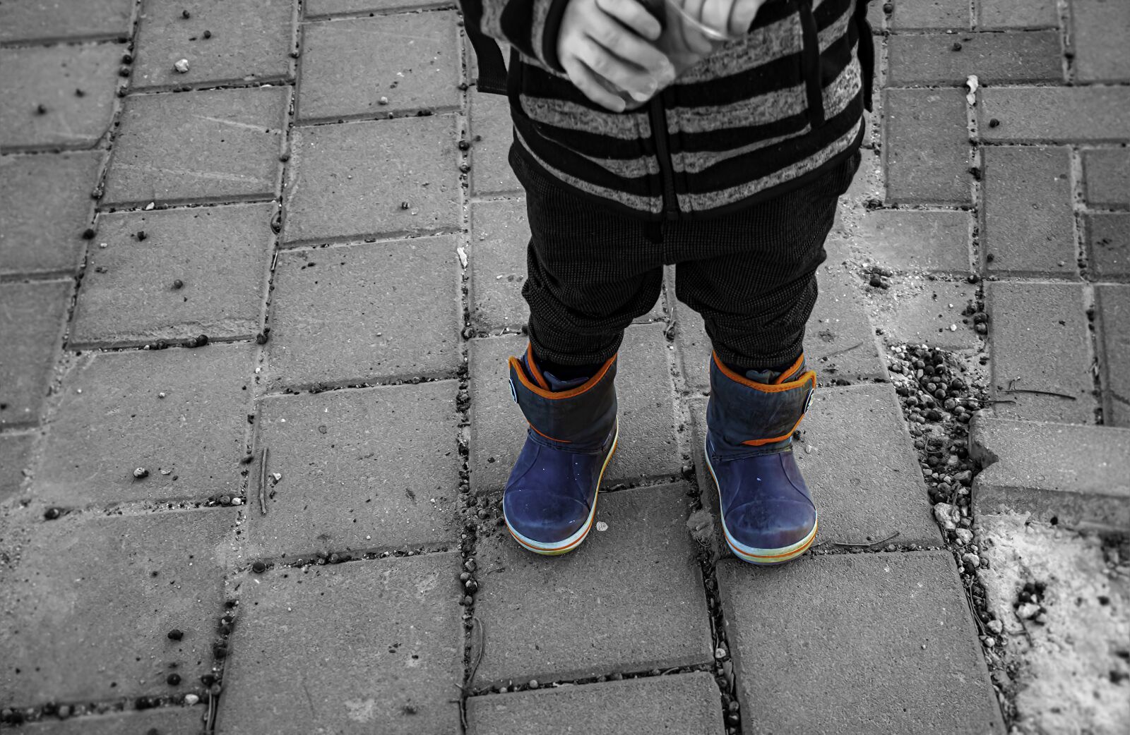 Nikon D5600 sample photo. Boots, rainy boots, weather photography