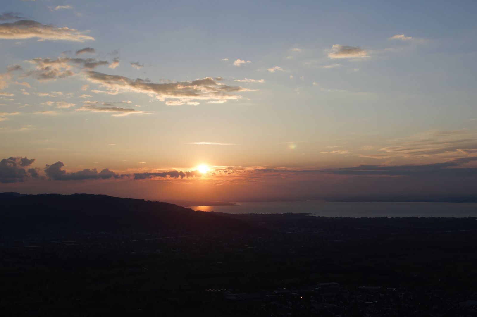 Nikon D5000 sample photo. Sun, lake, mood photography
