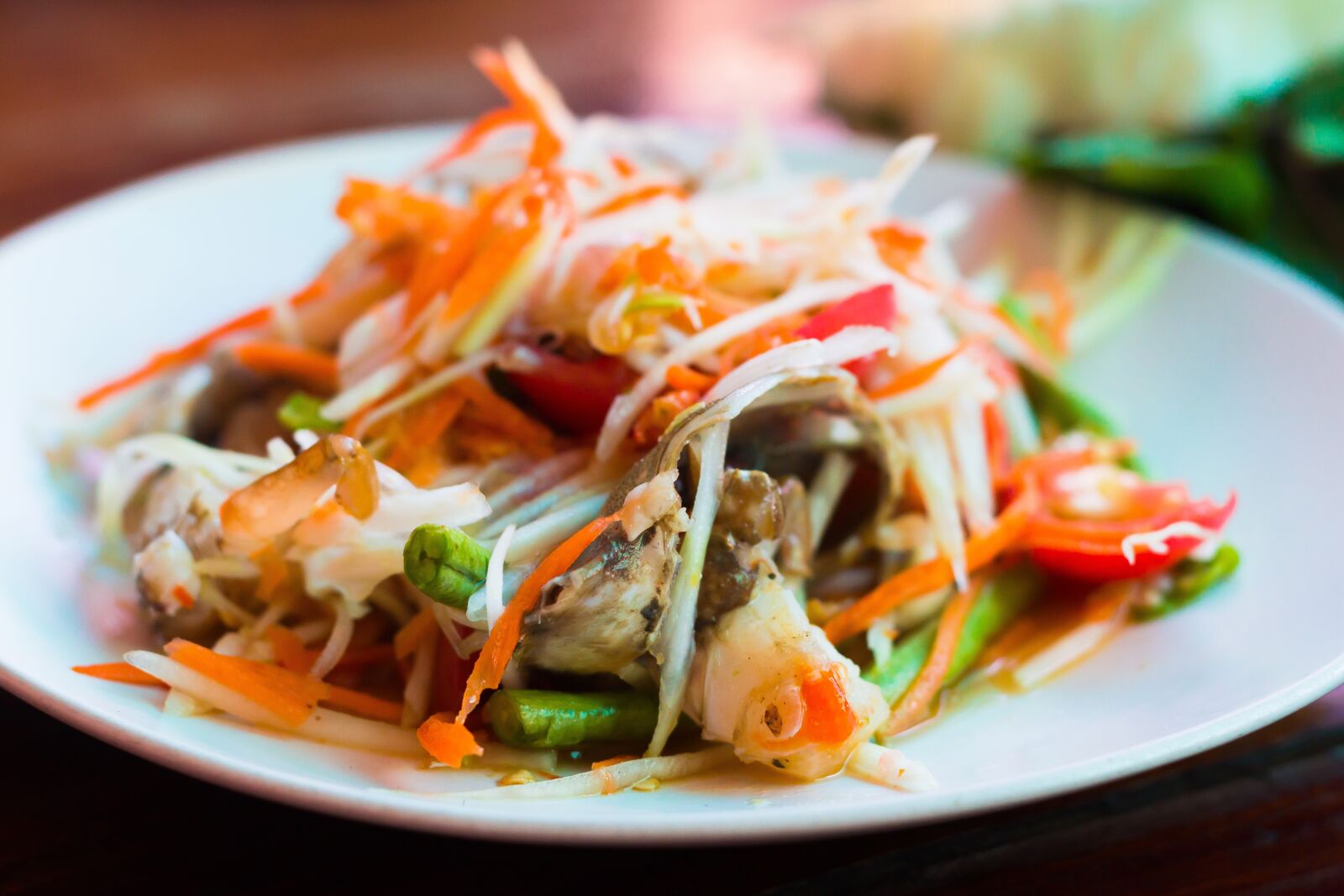 Canon EOS 70D + Canon EF 50mm F1.8 II sample photo. Food, thai, spicy photography