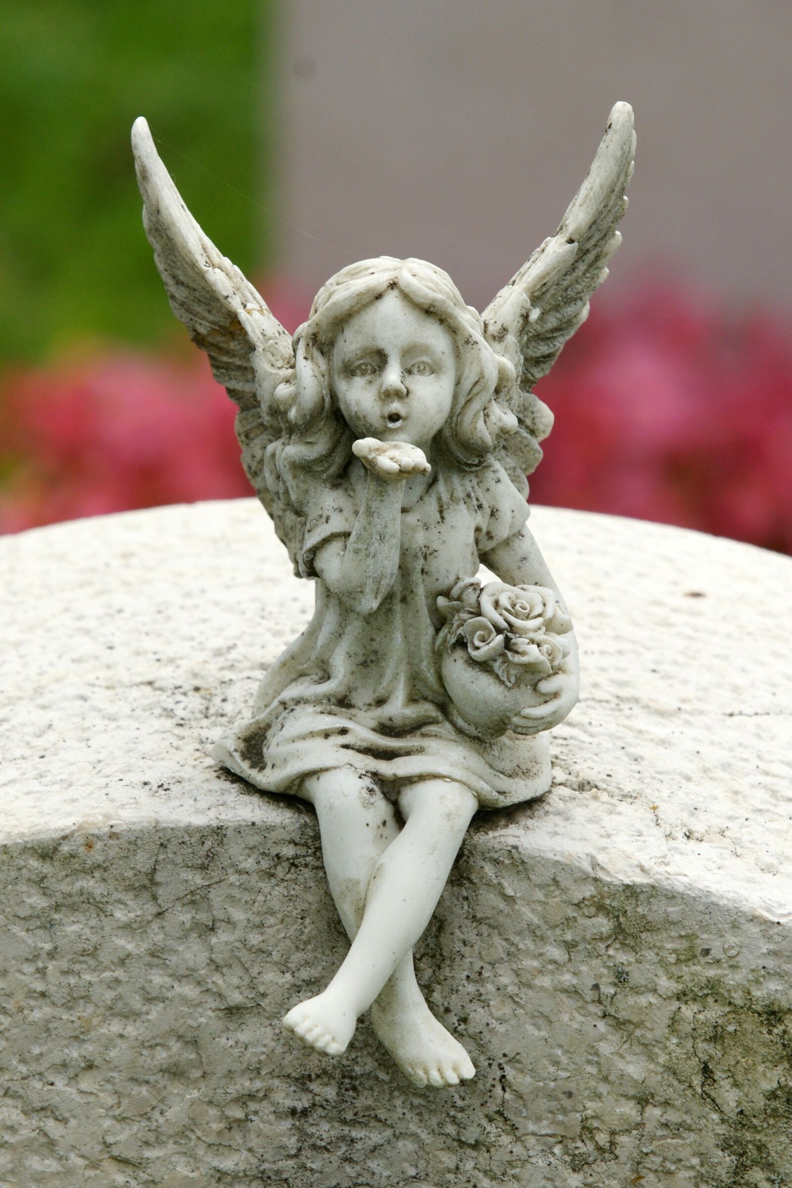 Sony Alpha DSLR-A700 sample photo. Angel, angel figure, contemplative photography