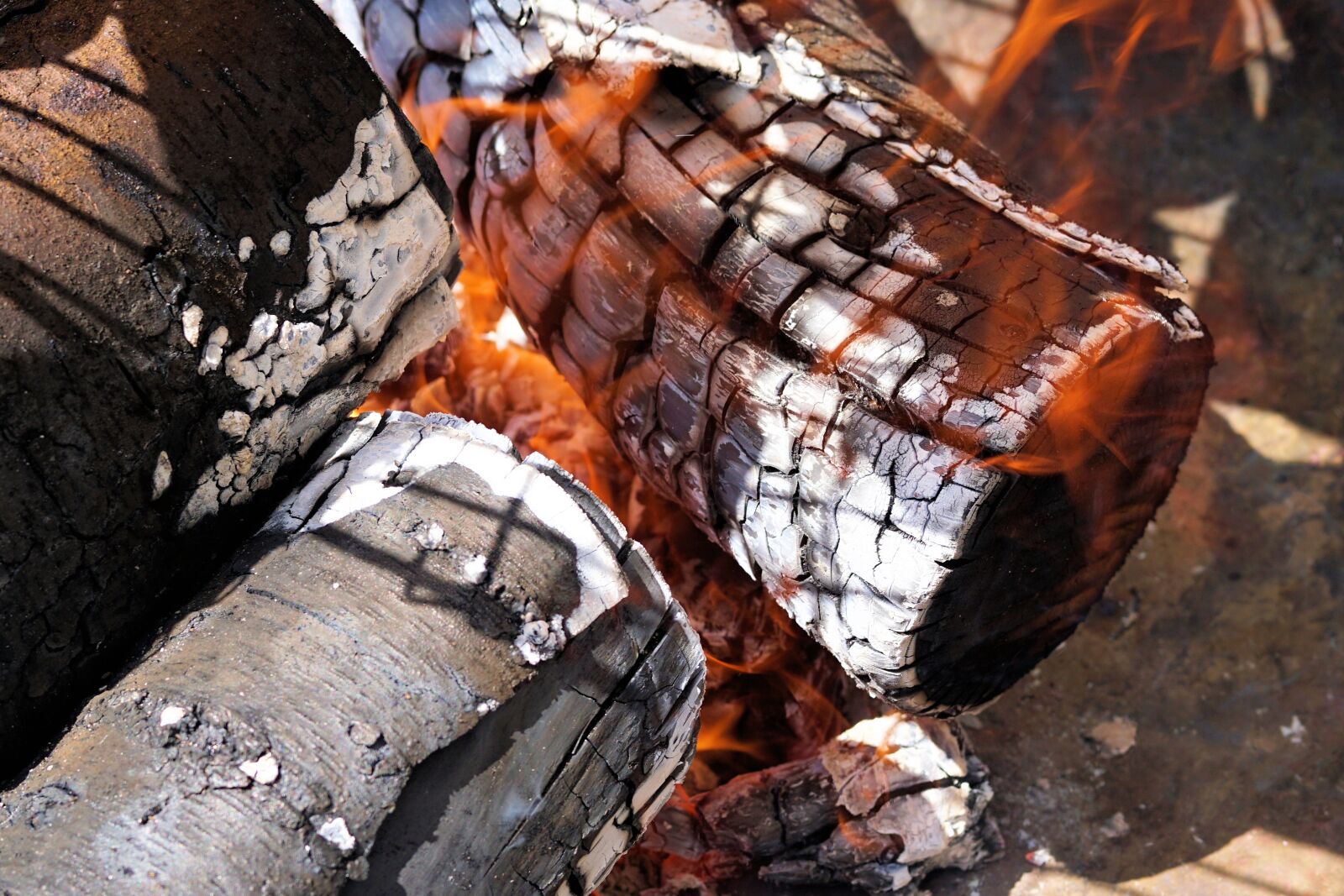 Sony a6000 + E 60mm F2.8 sample photo. Fire, flame, wood photography