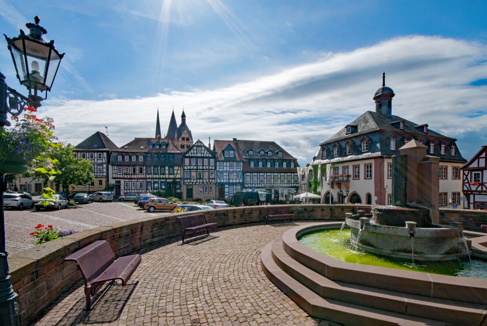 Nikon D5300 sample photo. The upper square, gelnhausen photography