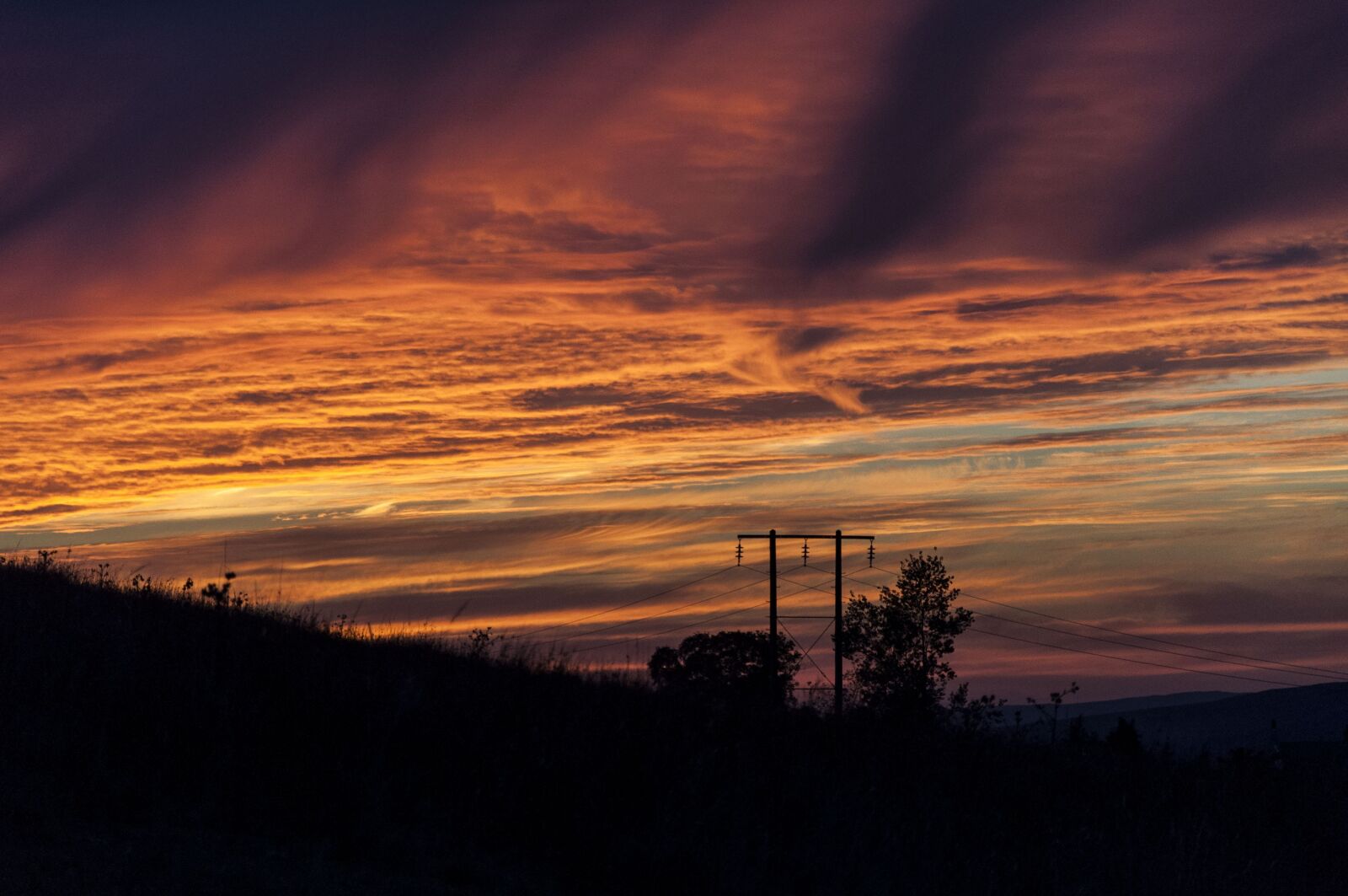 Nikon D90 sample photo. Sunset, sky, silhouette photography