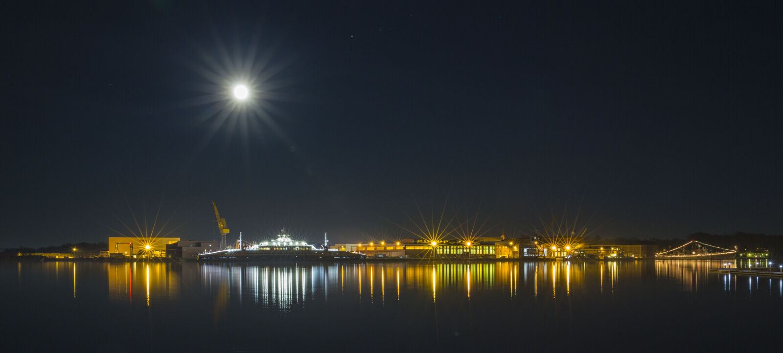 Canon EF 24-70mm F2.8L II USM sample photo. Illuminated, city, at, night photography