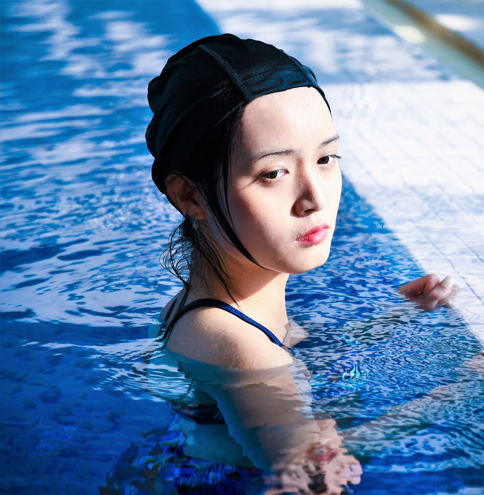 Nikon D7500 sample photo. Swimming, pool, girl photography