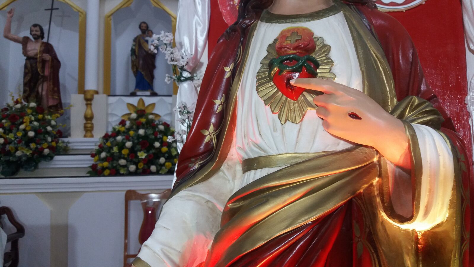 Samsung Galaxy J5 sample photo. Jesus's holy heart, church photography