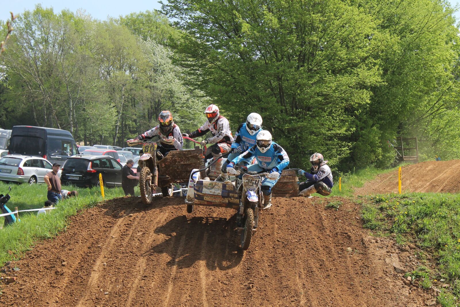 Canon EOS 1100D (EOS Rebel T3 / EOS Kiss X50) sample photo. Motocross, team, motorcycle photography