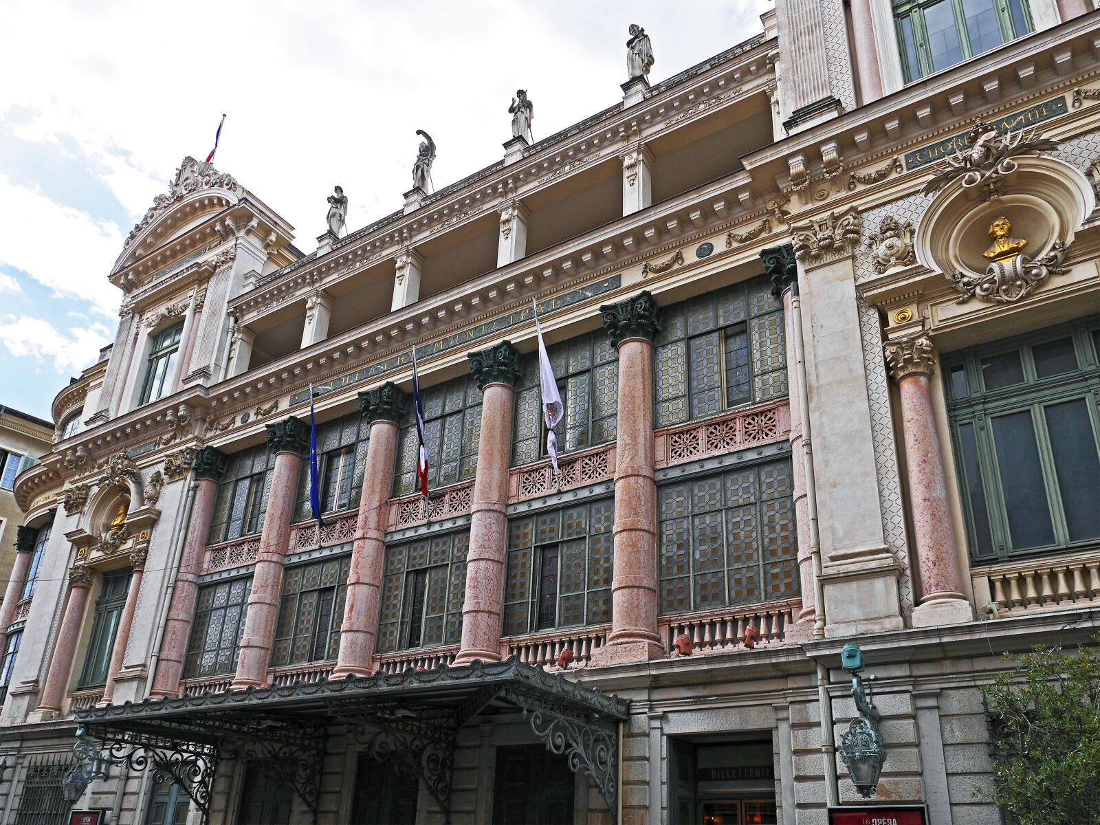 Panasonic Lumix DMC-GH3 sample photo. Nice, opera house, facade photography
