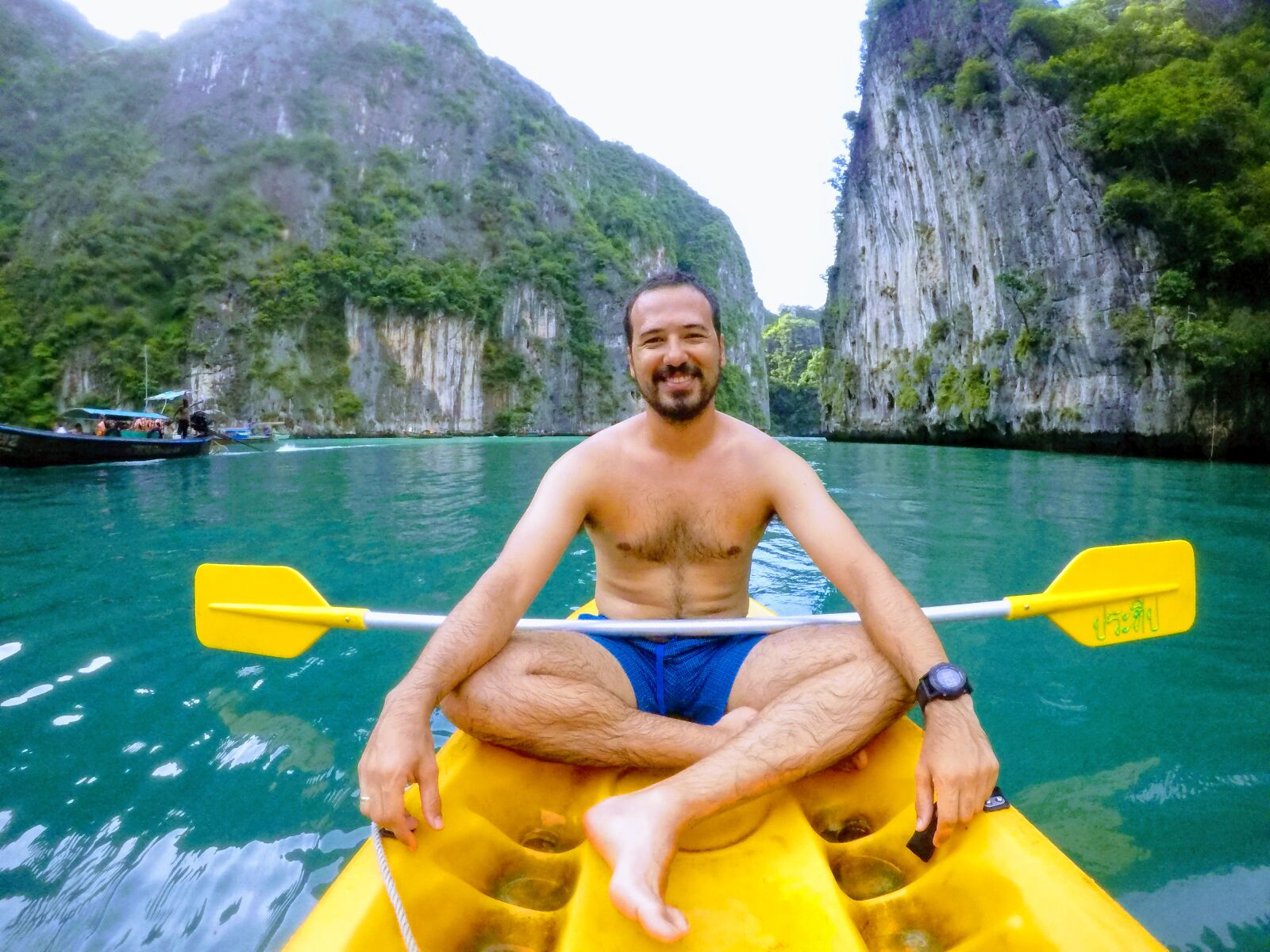 GoPro Hero5 Black sample photo. Island, kayak, kayaking, maya photography