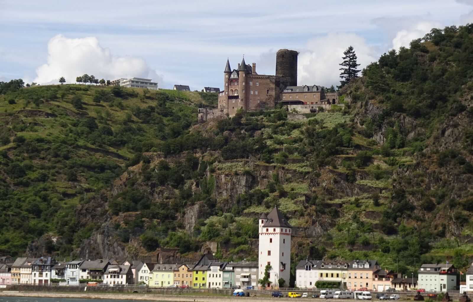 Sony Cyber-shot DSC-WX220 sample photo. Rhine, castle, river photography