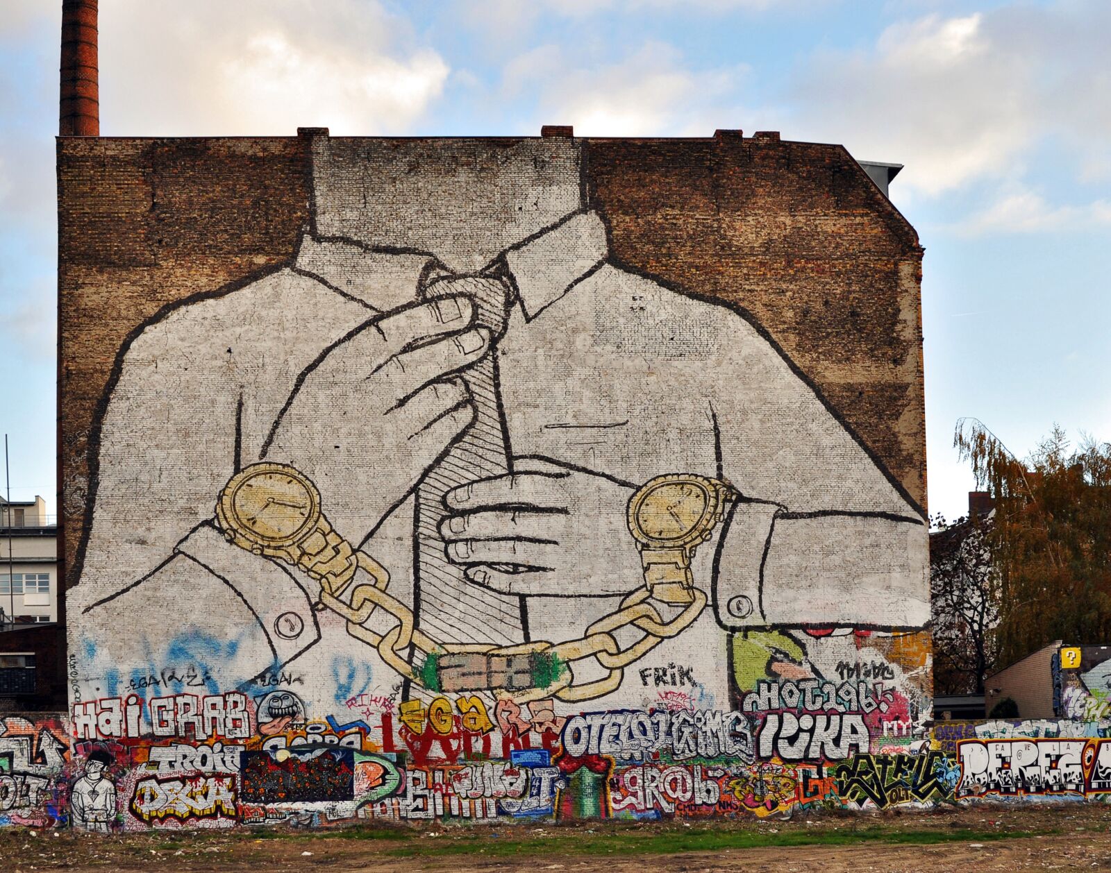 Nikon D90 sample photo. Graffiti, blu, berlin photography
