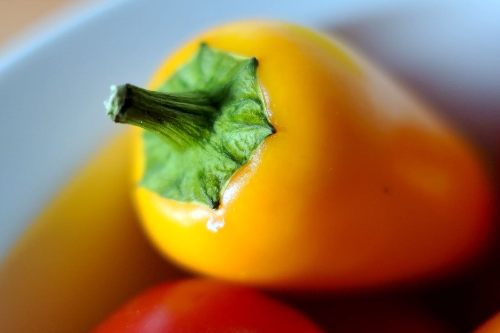 Panasonic Lumix DMC-LX10 (Lumix DMC-LX15) sample photo. Paprika, yellow, food photography