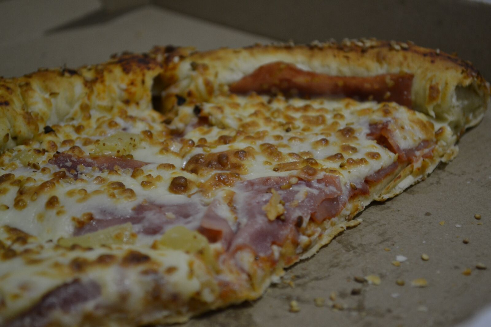 Nikon D3100 sample photo. Pizza, slice, food photography
