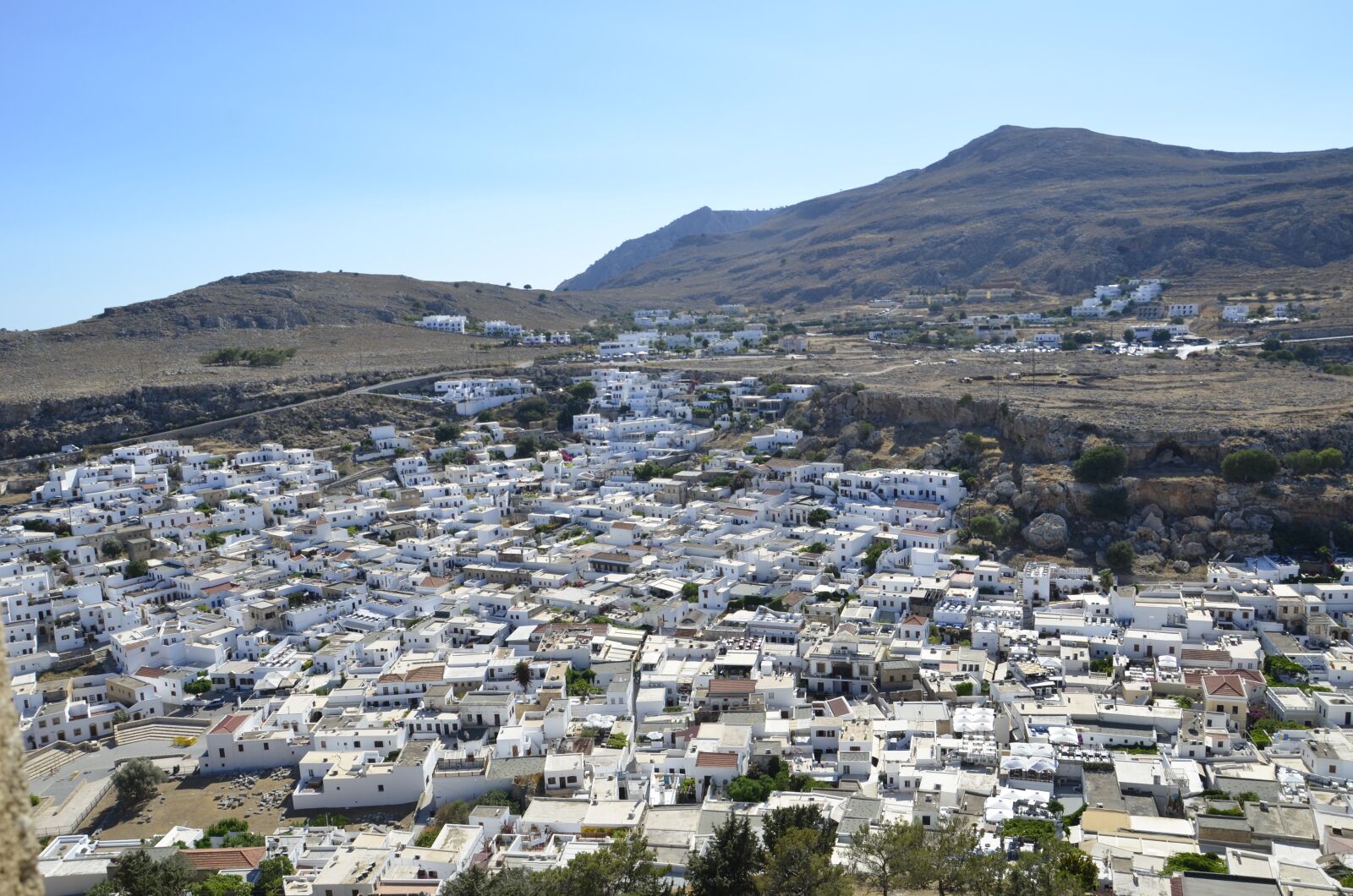 Nikon D5100 sample photo. Greece, mountains, city photography