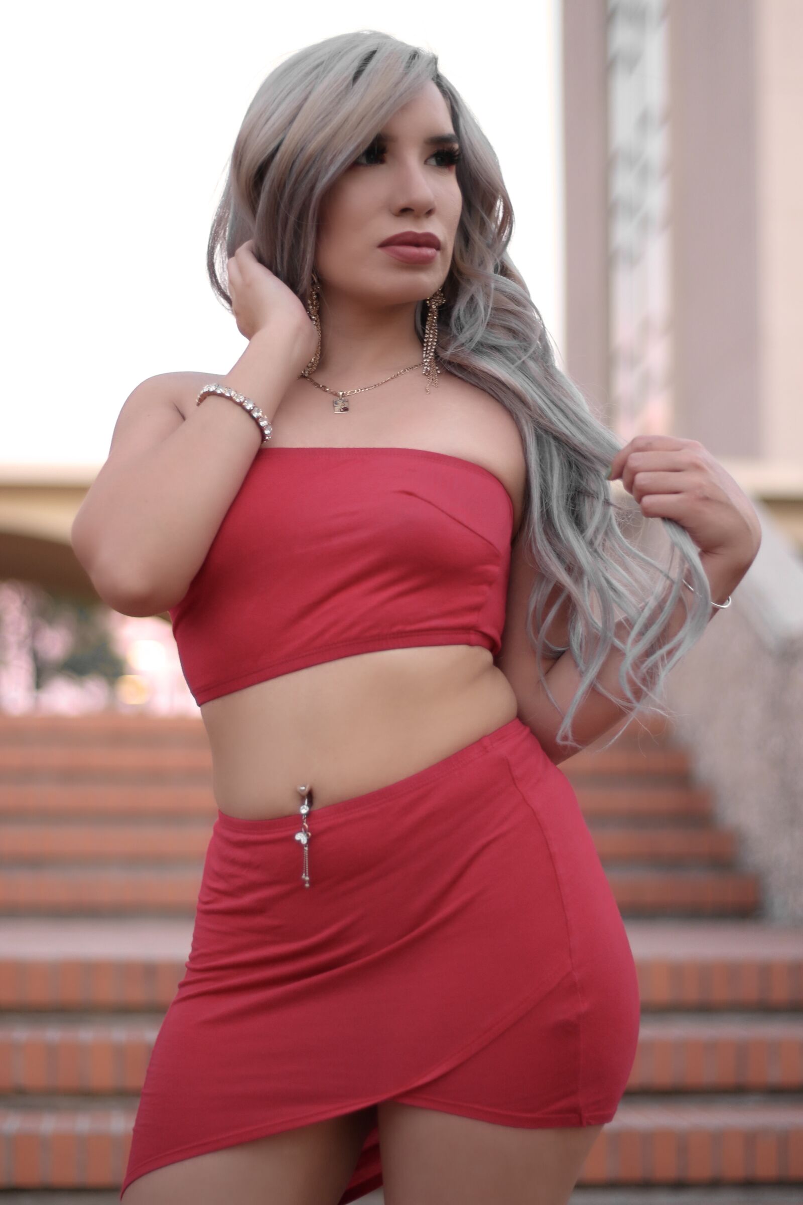 Canon EOS 7D Mark II sample photo. Belly, belly button, piercing photography