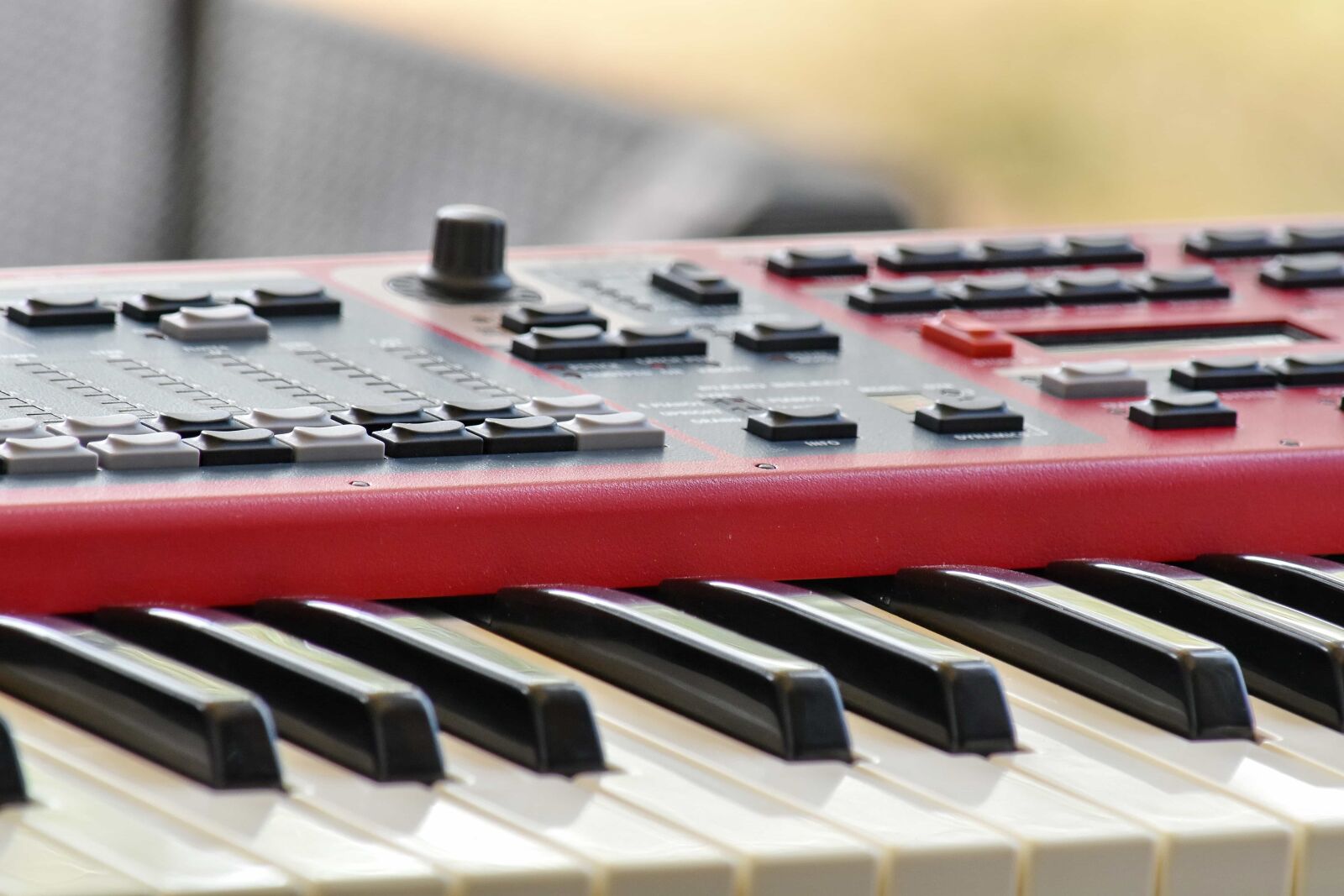 Nikon D5500 sample photo. Synthesizer, music, piano, sound photography
