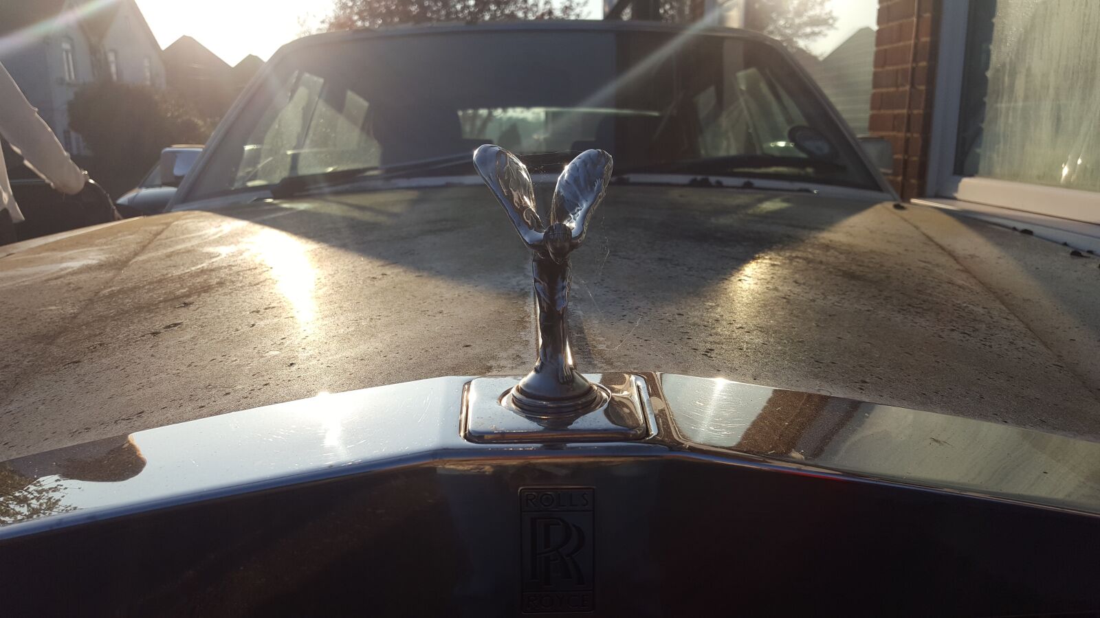 Samsung Galaxy S6 sample photo. Rolls royce, hood ornament photography