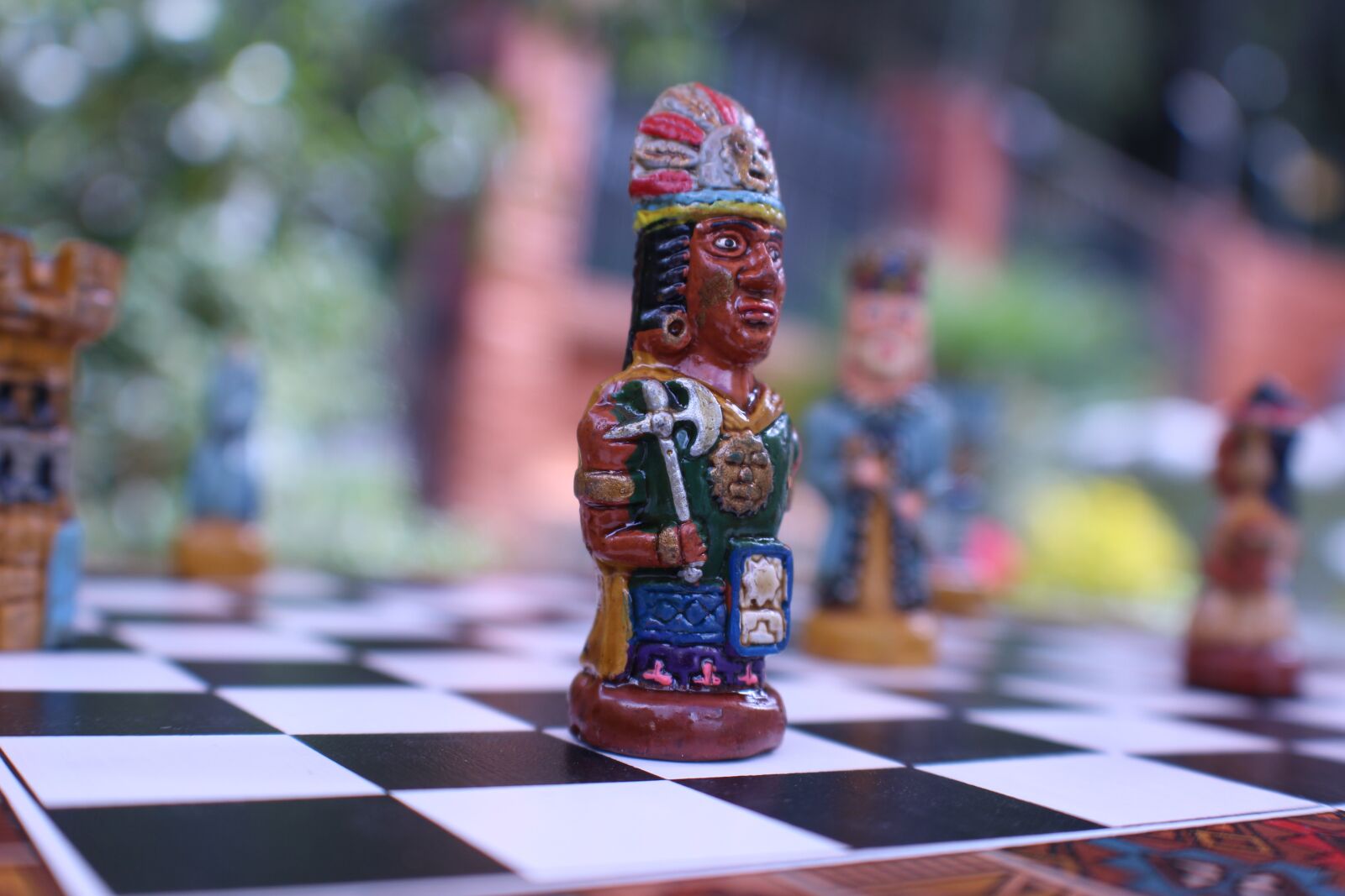 Canon EOS 700D (EOS Rebel T5i / EOS Kiss X7i) sample photo. Blur, chess, wood photography