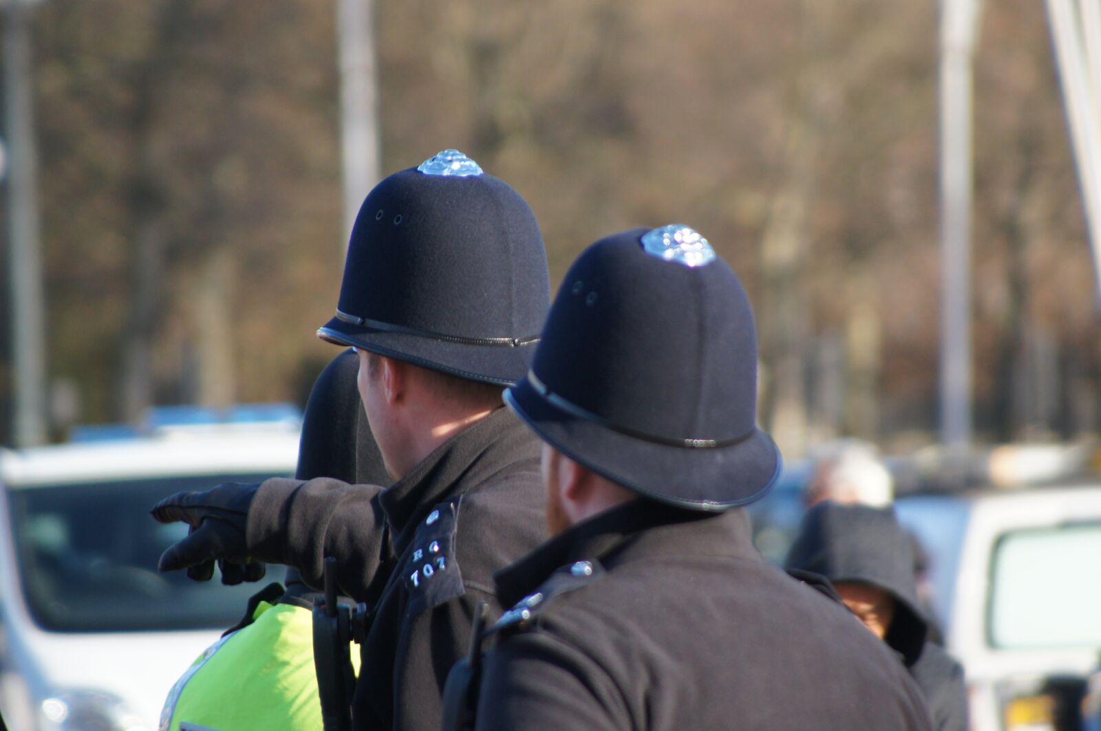 Sony SLT-A55 (SLT-A55V) sample photo. Police officers, england, london photography