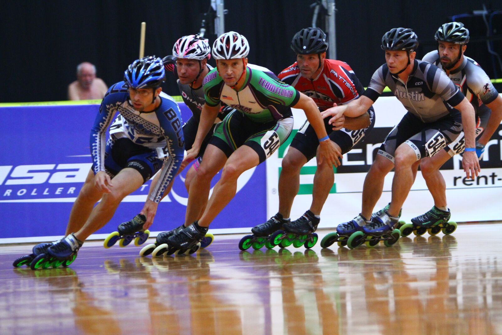 Canon EOS 7D + Canon EF 70-200mm F2.8L IS USM sample photo. Inline speed skating, roller photography