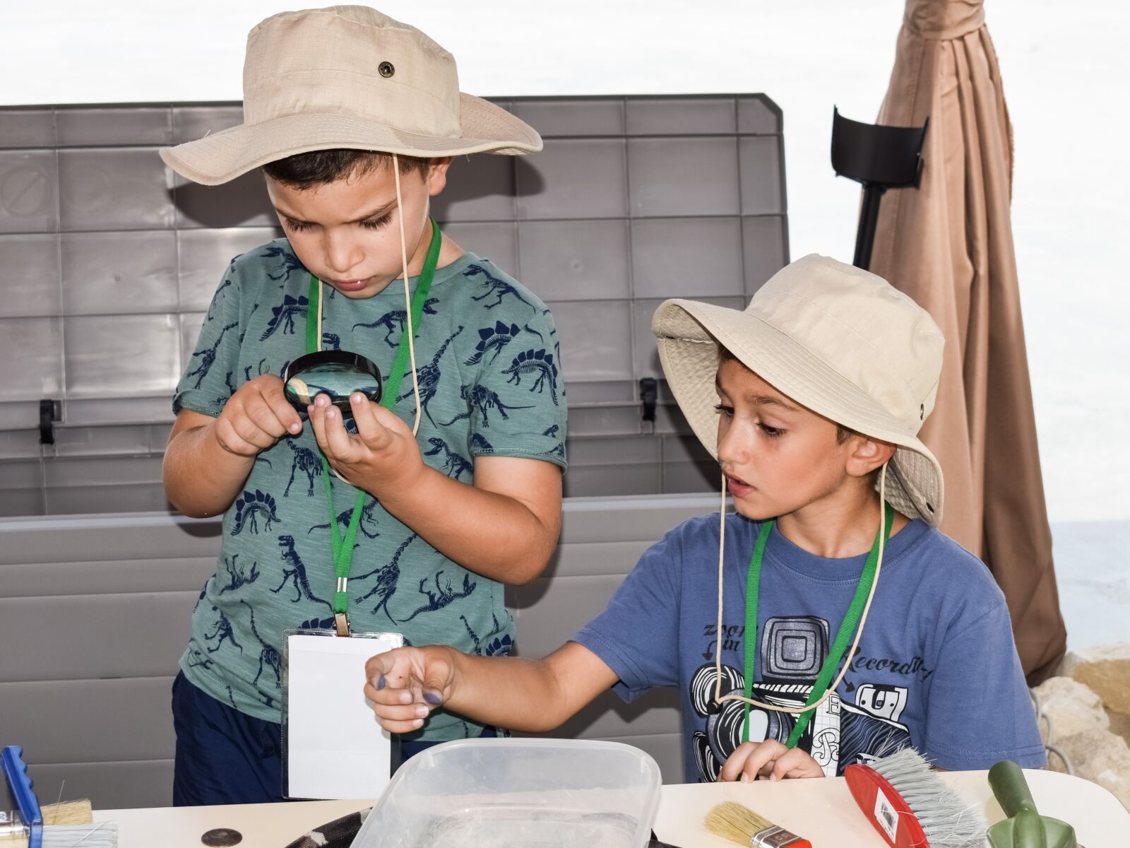 Nikon D3300 sample photo. Little archaeologists, explorers, education photography