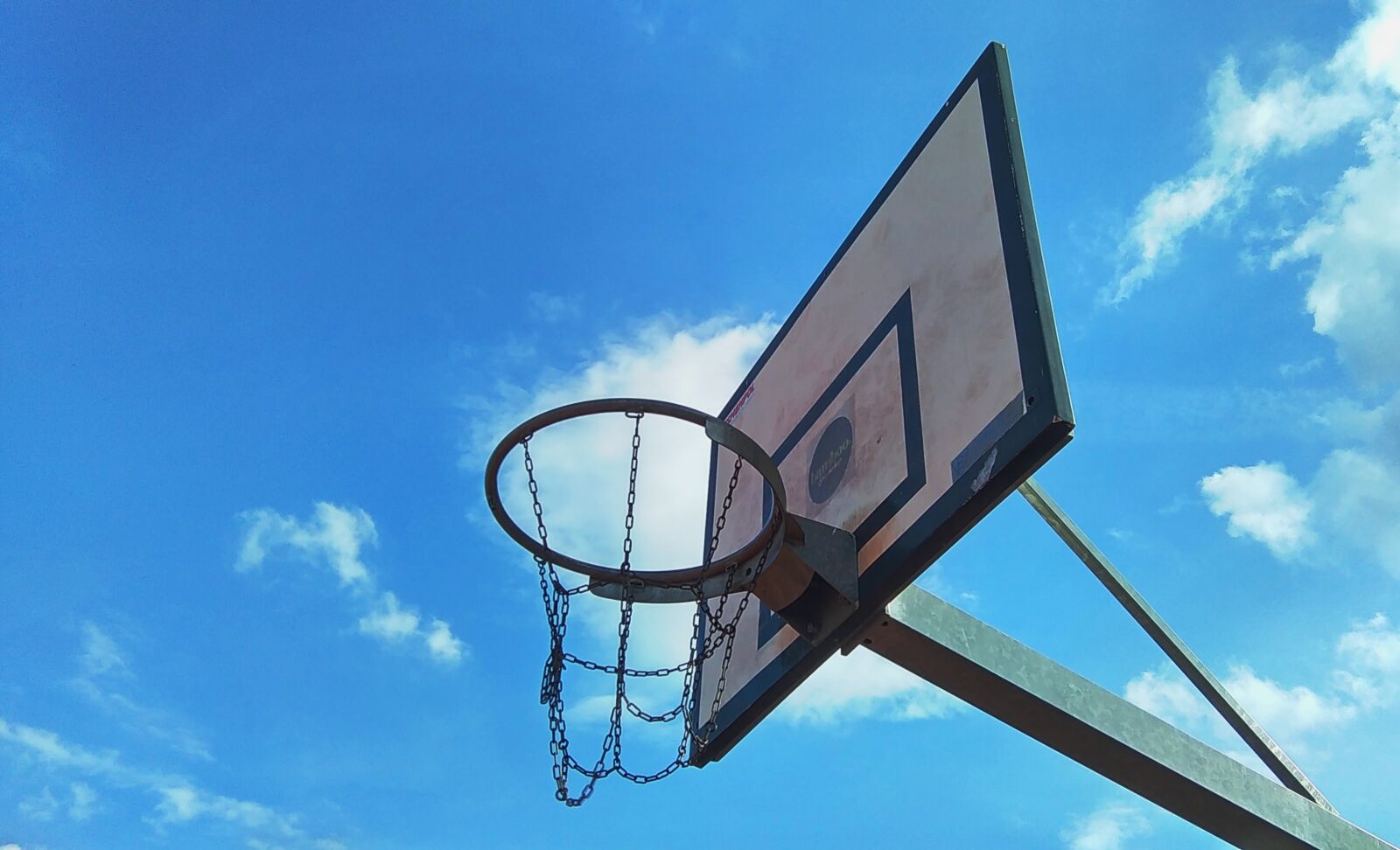 HTC DESIRE 620 sample photo. Backboard, ball, basket, basketball photography