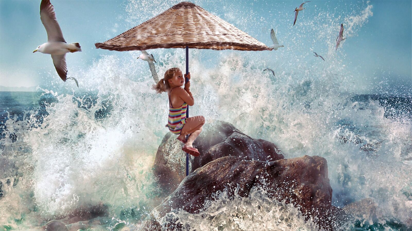 Canon EOS 5D Mark II sample photo. Child, wave, beach photography