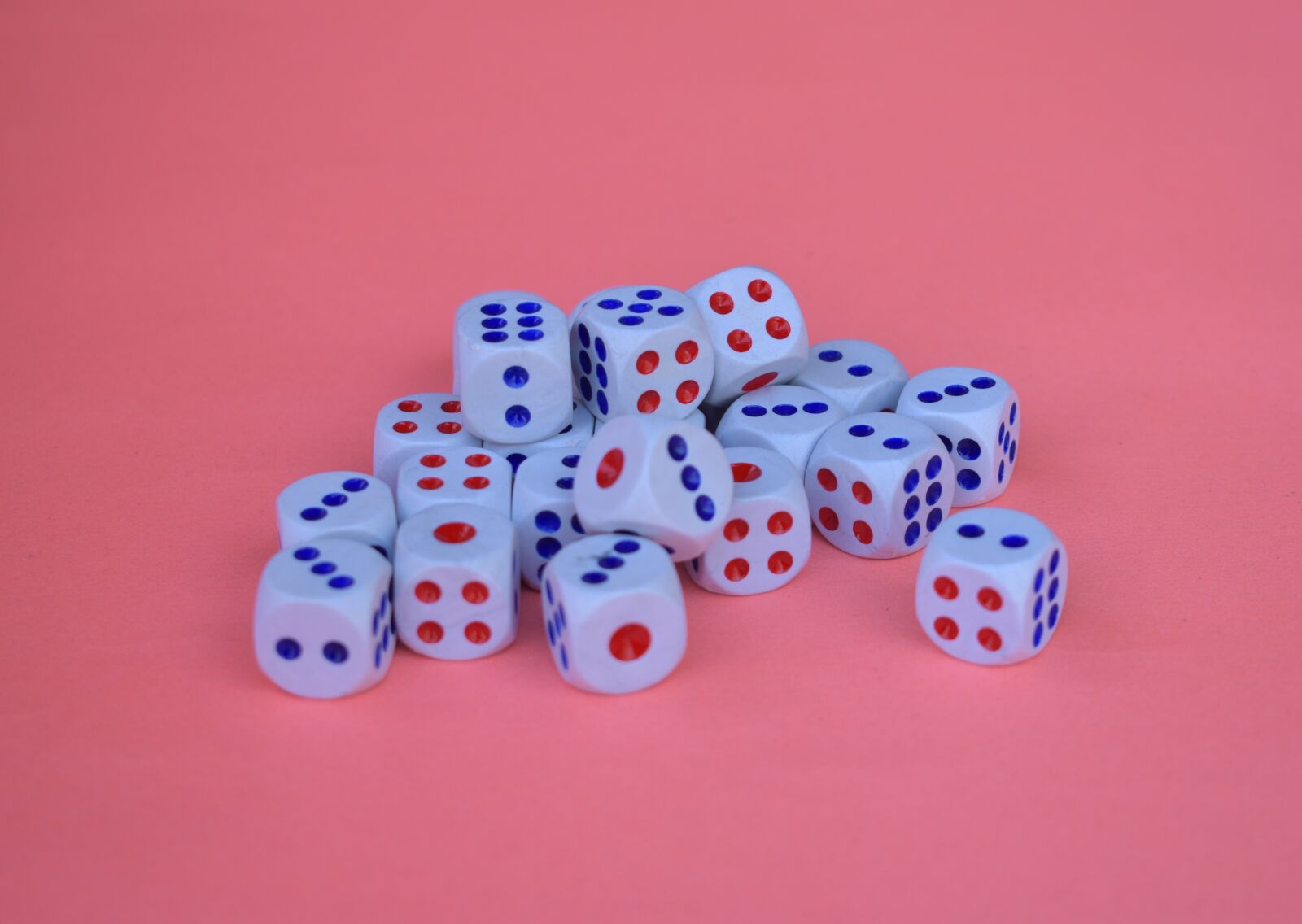 Nikon D3400 sample photo. Dices, creativity, cube photography