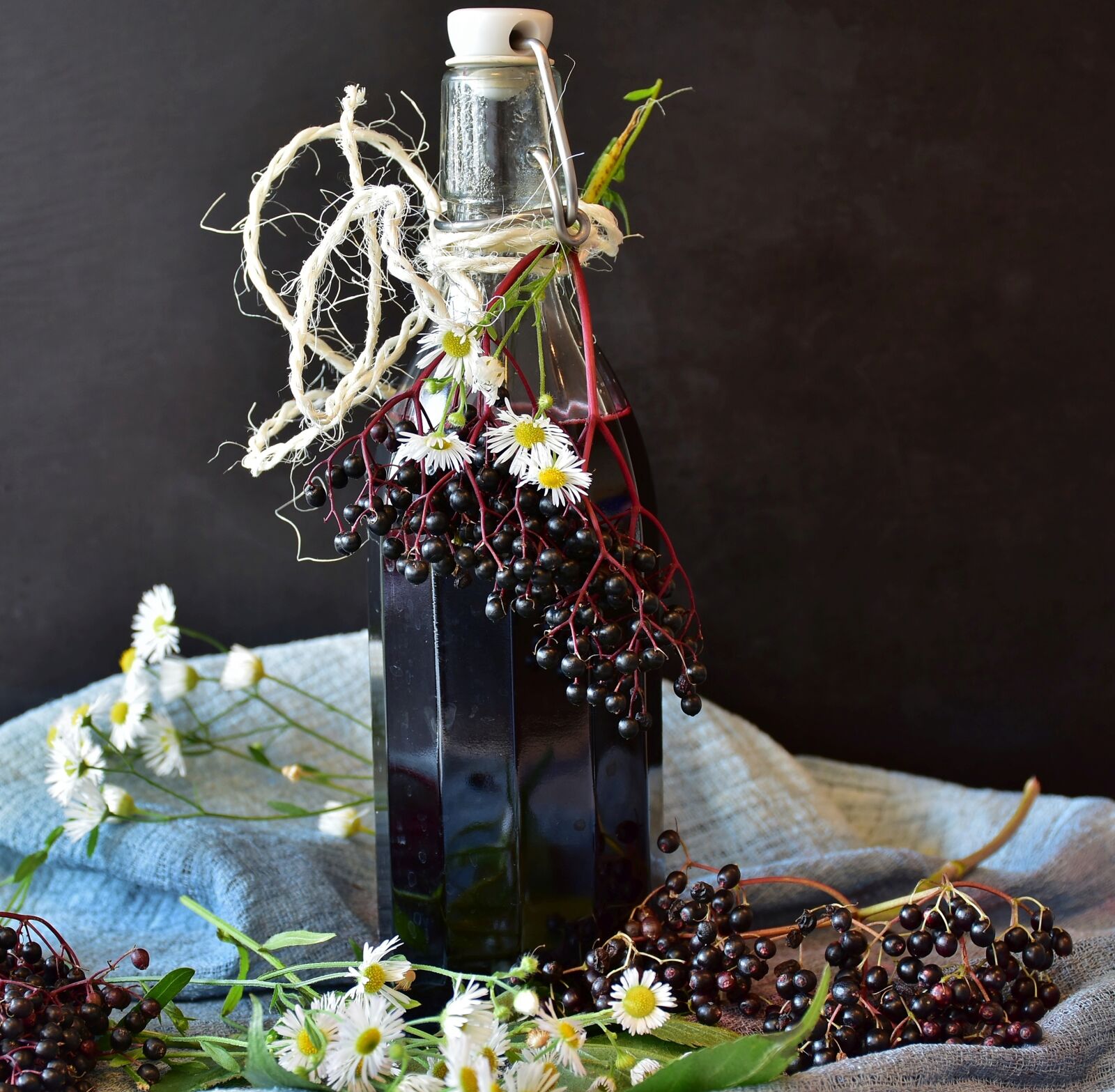 Nikon D7200 sample photo. Elder, elderberries, berries photography