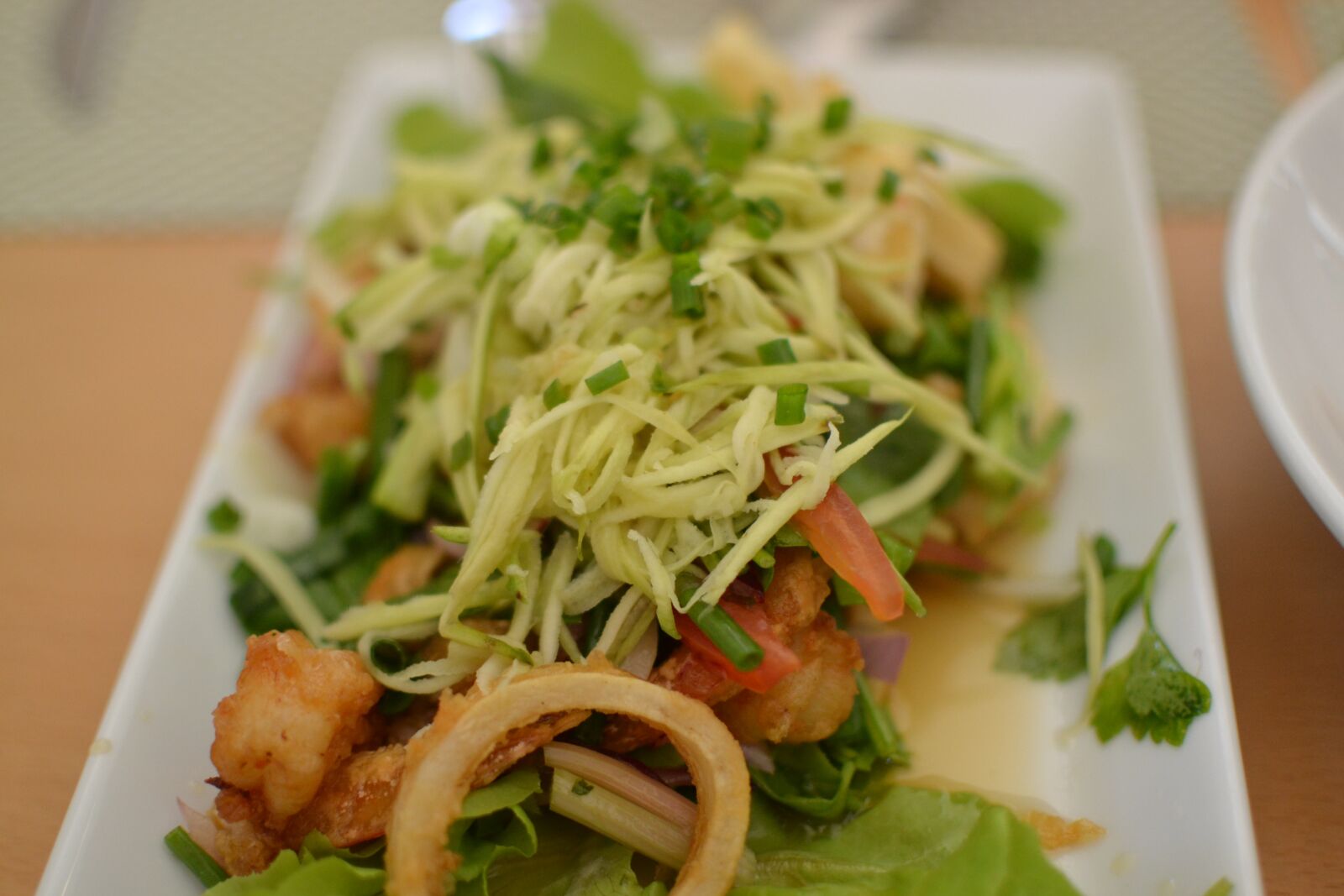 Nikon D3100 sample photo. Gourmet, squid rings, thailand photography