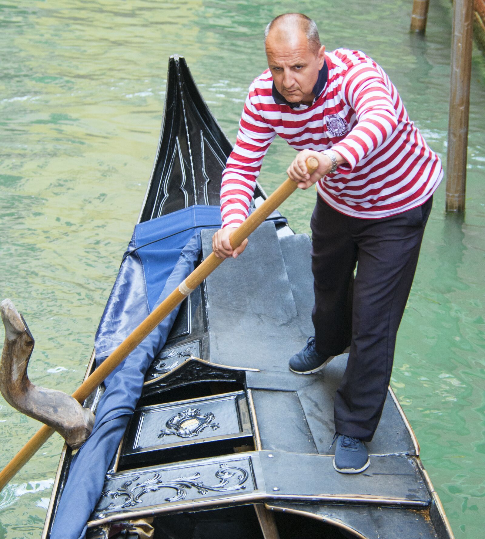 Nikon D800 sample photo. Italy, gondola, gondolier photography